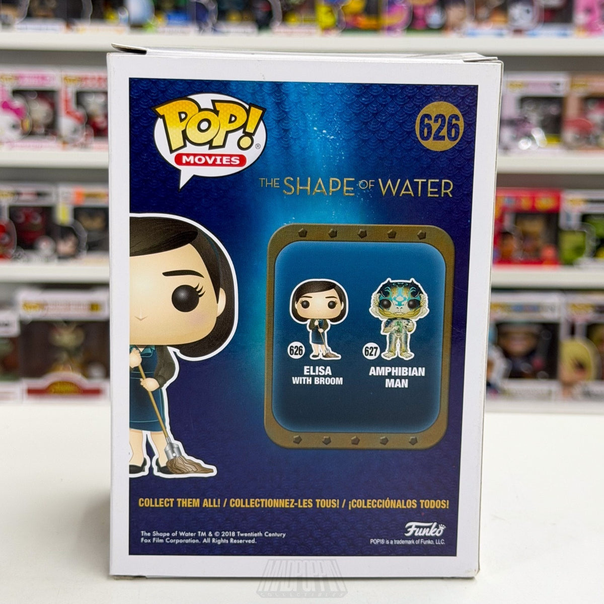 Funko Pop Movies Shape of Water Elisa w/Broom 626 Dark Fantasy Toy Vinyl Figure