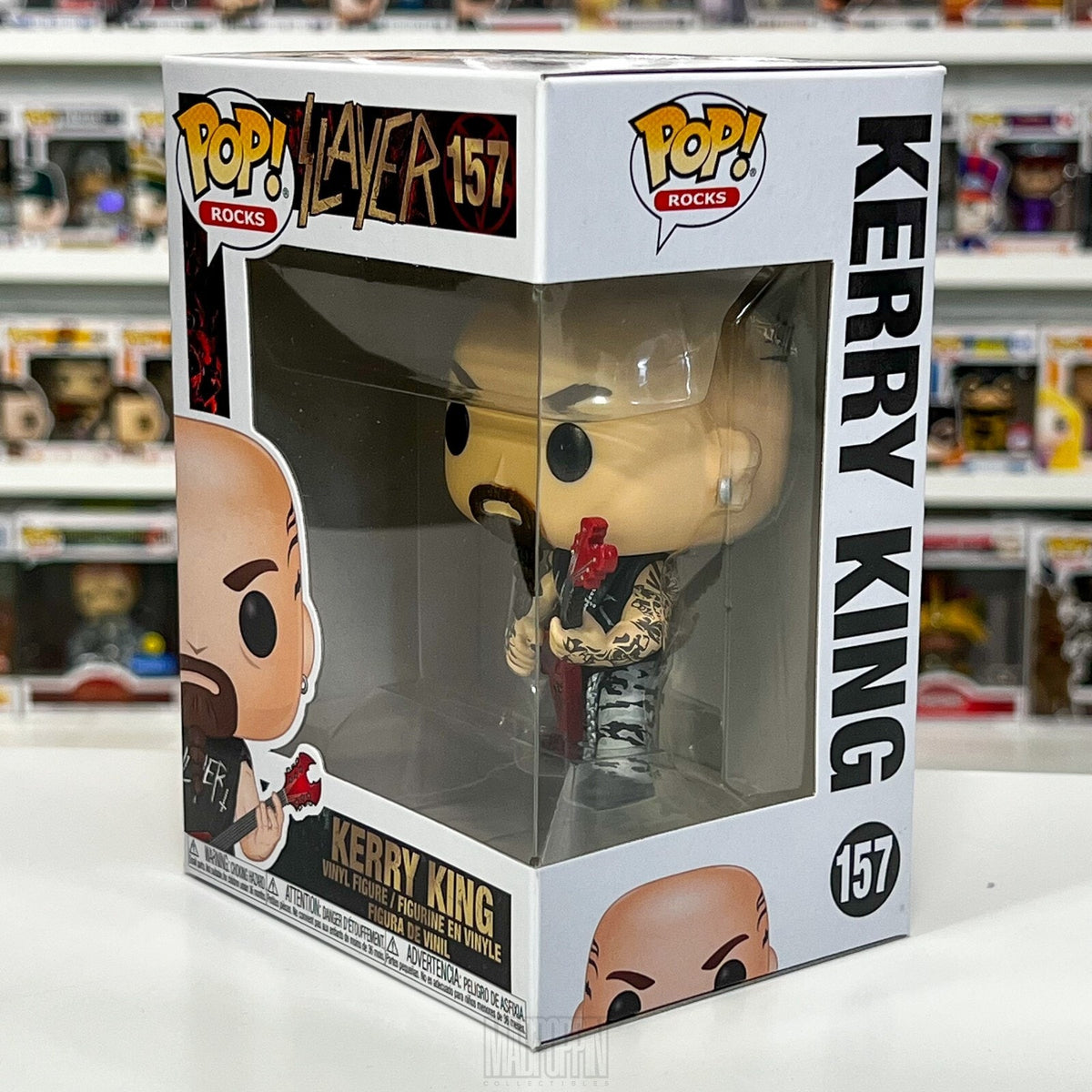 Funko Pop Rocks Slayer Kerry King 157 Guitarist Thrash Heavy Metal Vinyl Figure