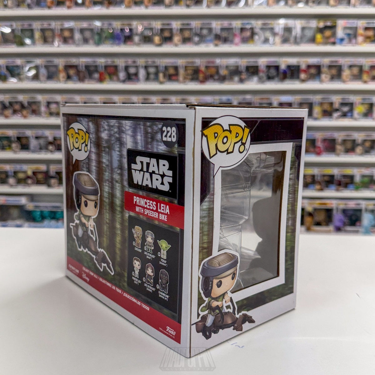 Funko Pop Ride Star Wars ROTJ Princess Leia Speeder Bike 228 Jedi Vinyl Figure
