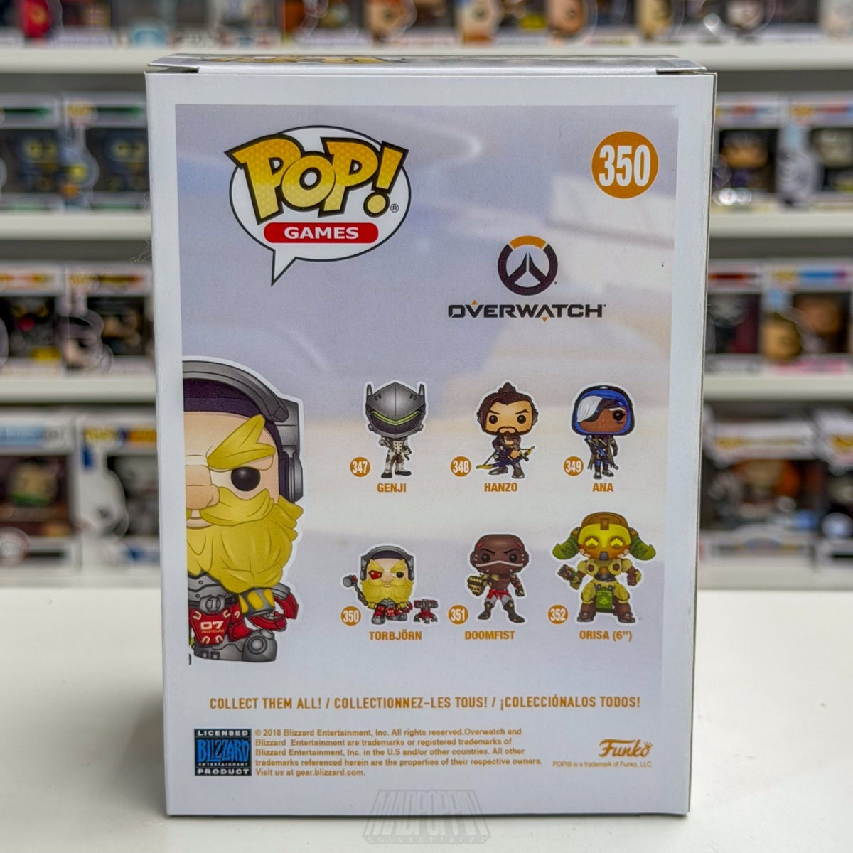 Funko Pop Video Games Overwatch Torbjorn 350 Blizzard Entertainment Vinyl Figure