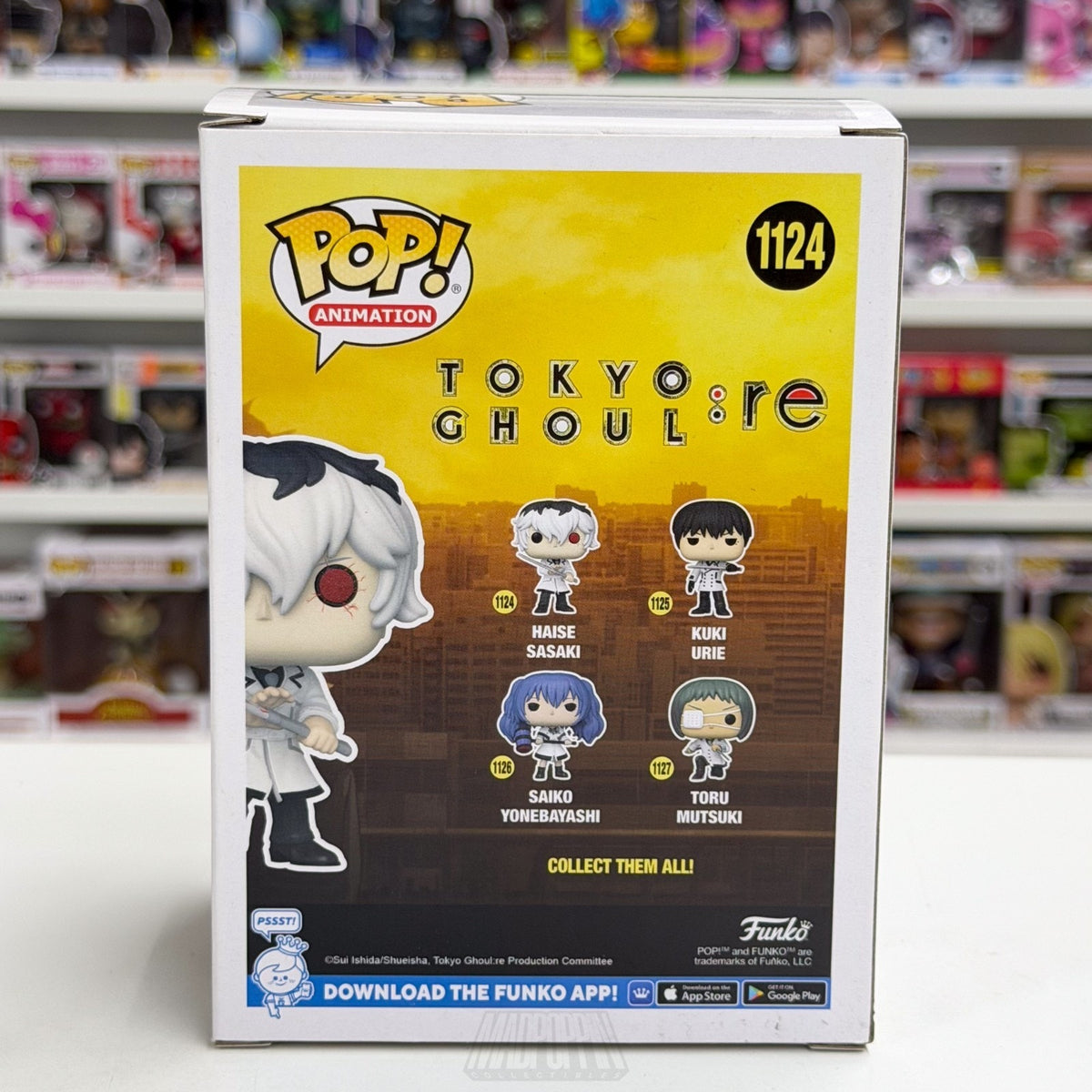 Funko Pop Anime Tokyo Ghoul Haise Sasaki Glow Sure Thing Toys 1124 Vinyl Figure