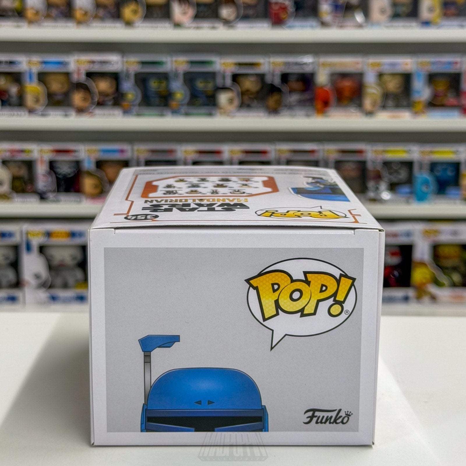 Funko Pop Star Wars Death Watch Mandalorian Two Stripes EB Games 354 Toy Figure