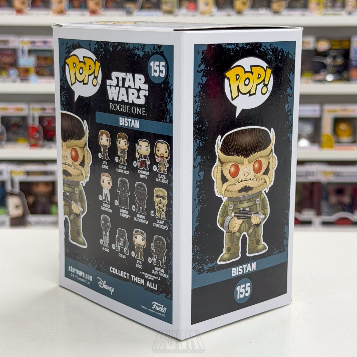 Funko Pop Star Wars Rogue One Bistan NYCC New York Comic Con 155 Vinyl Figure