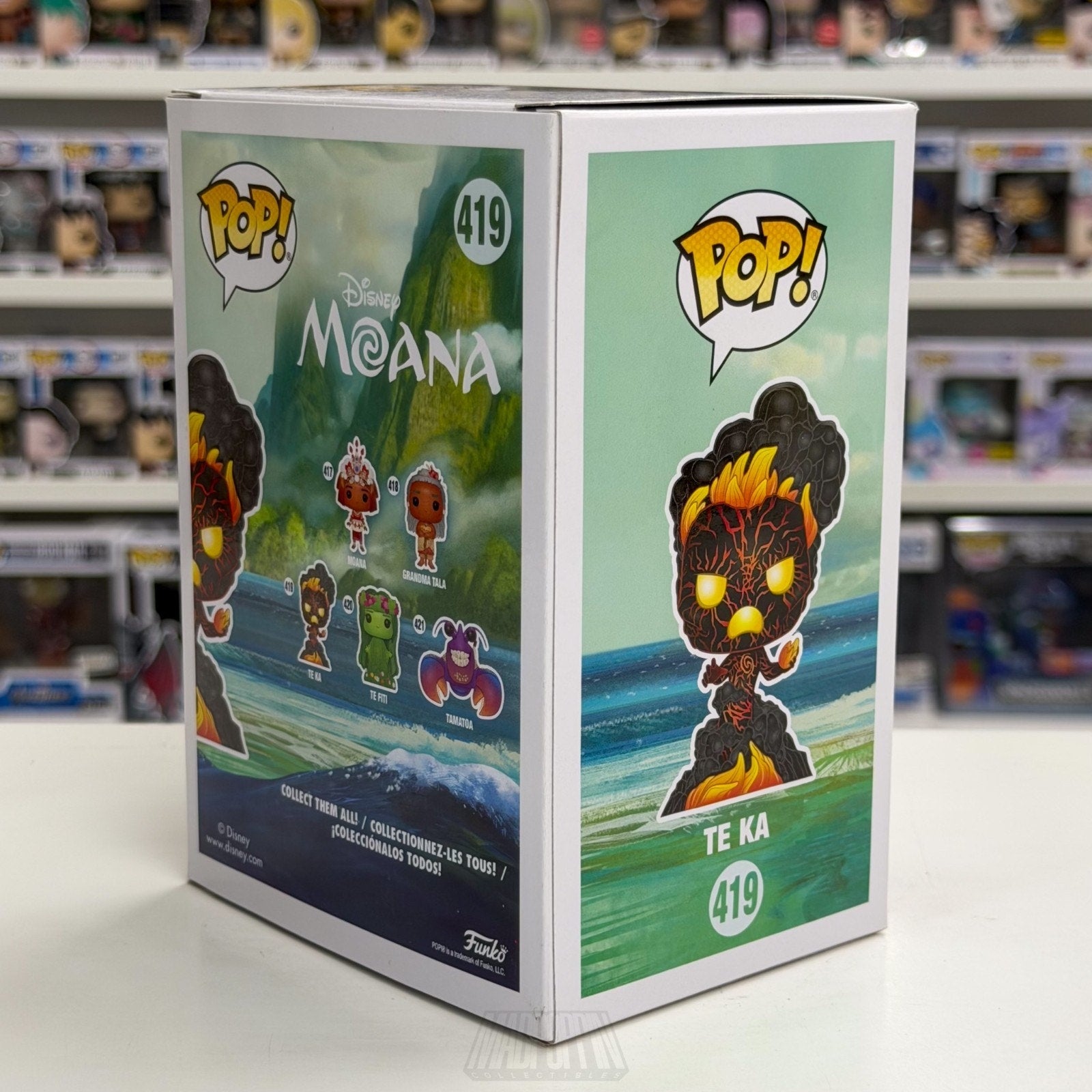 Funko Pop Disney Moana Te Ka 419 Island Godness Fire Magma Demon Vinyl Figure