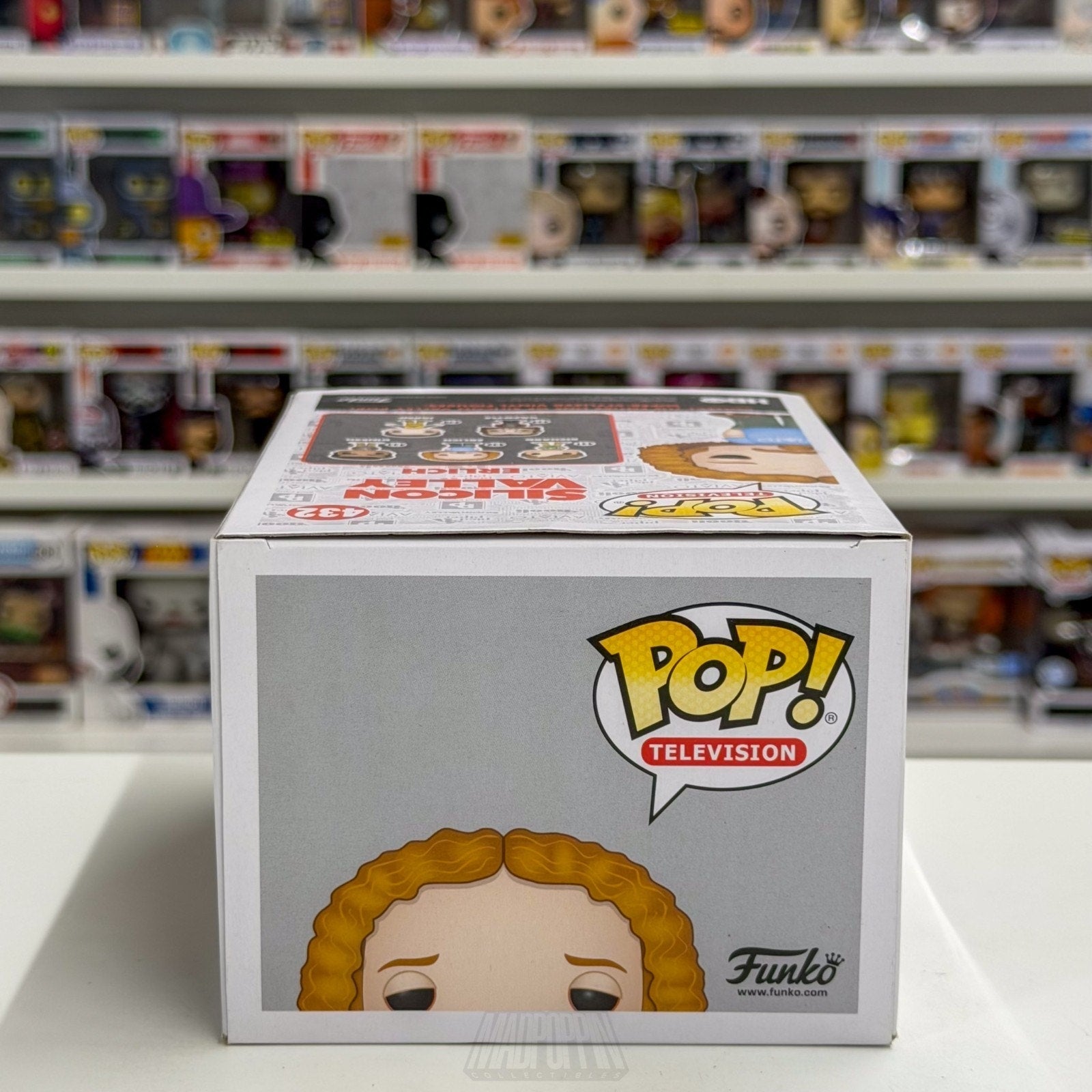 Funko Pop TV Silicon Valley Erlich Bachman 432 HBO Comedy Show Vinyl Toy Figure