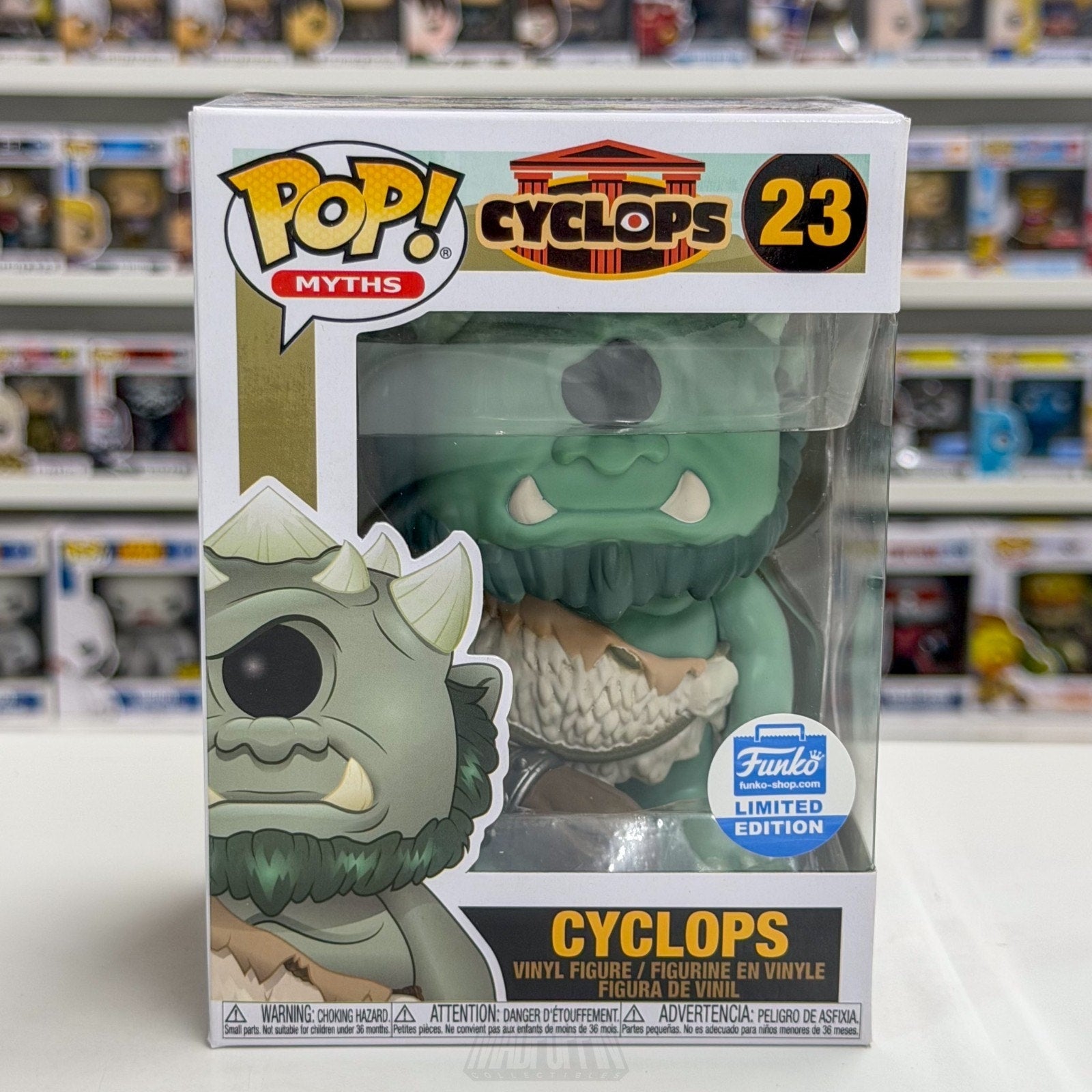 Funko Pop Myths Cyclops Exclusive 23 Ancient Greek Roman Creature Vinyl Figure
