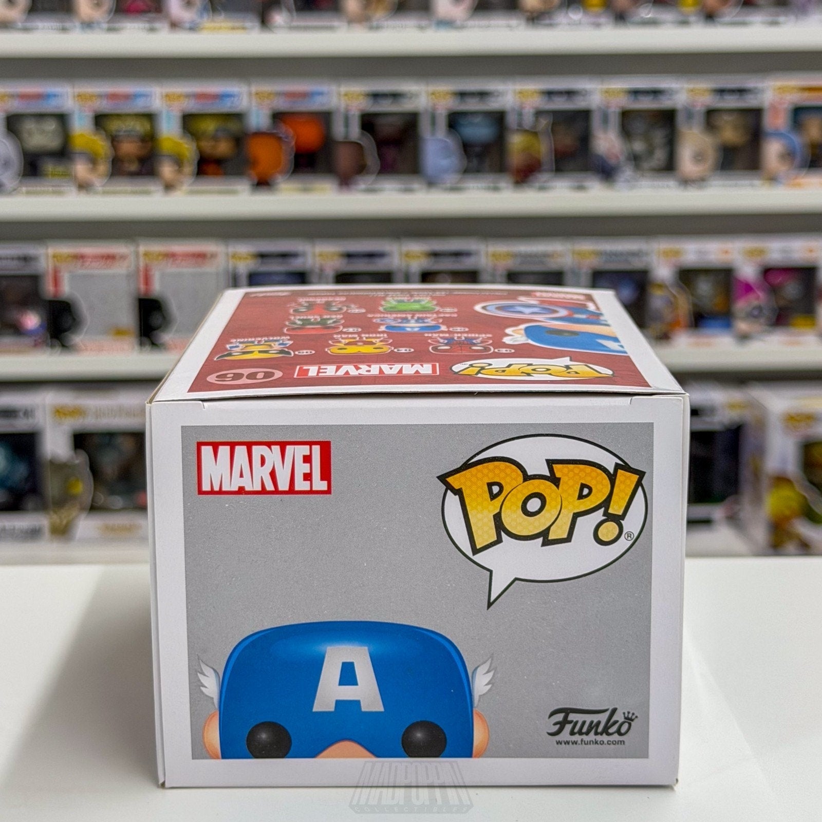 Funko Pop Marvel Captain America 06 Steve Rogers Super Soldier Toy Vinyl Figure