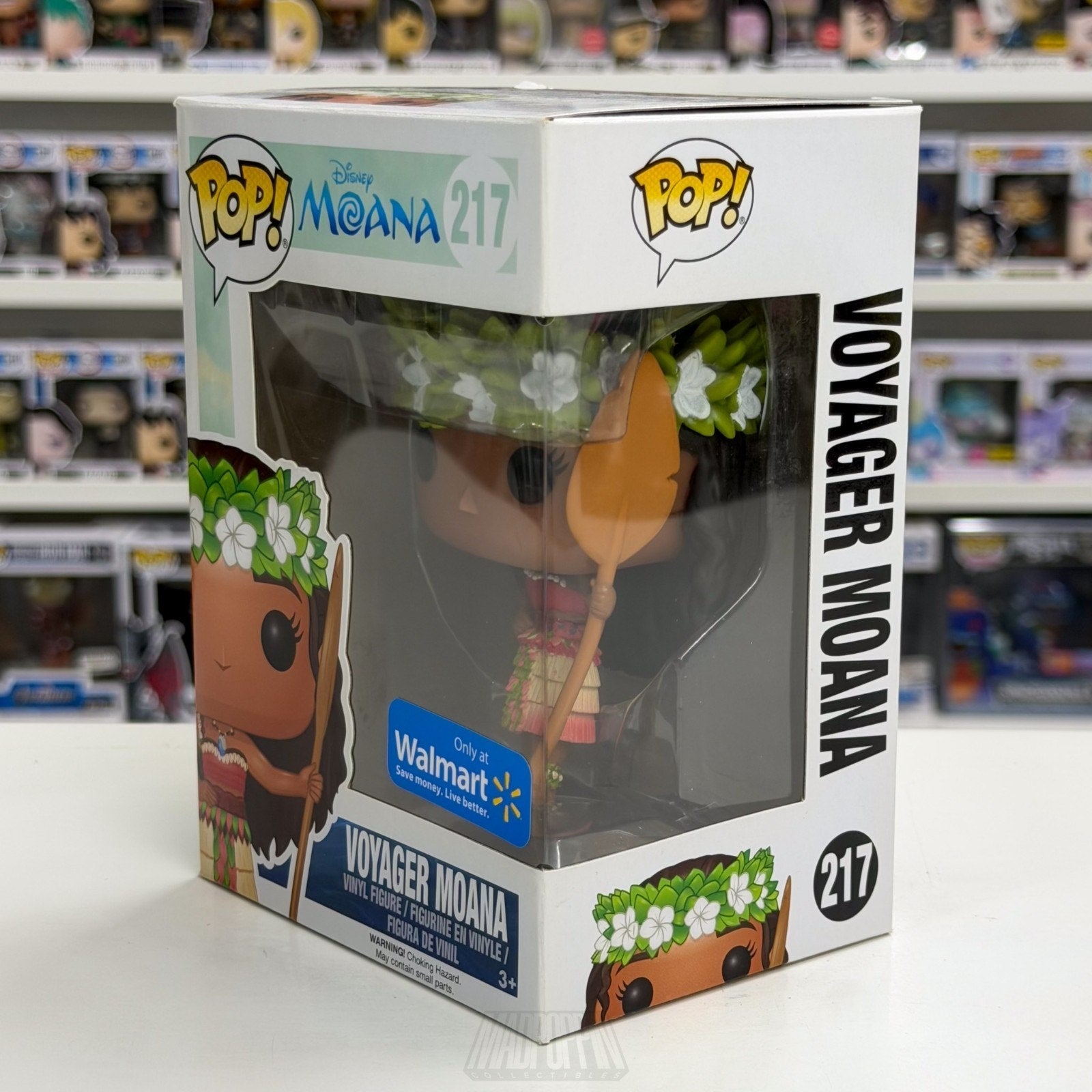Funko Pop Disney Moana Voyager Walmart 217 Polynesian Princess Toy Vinyl Figure