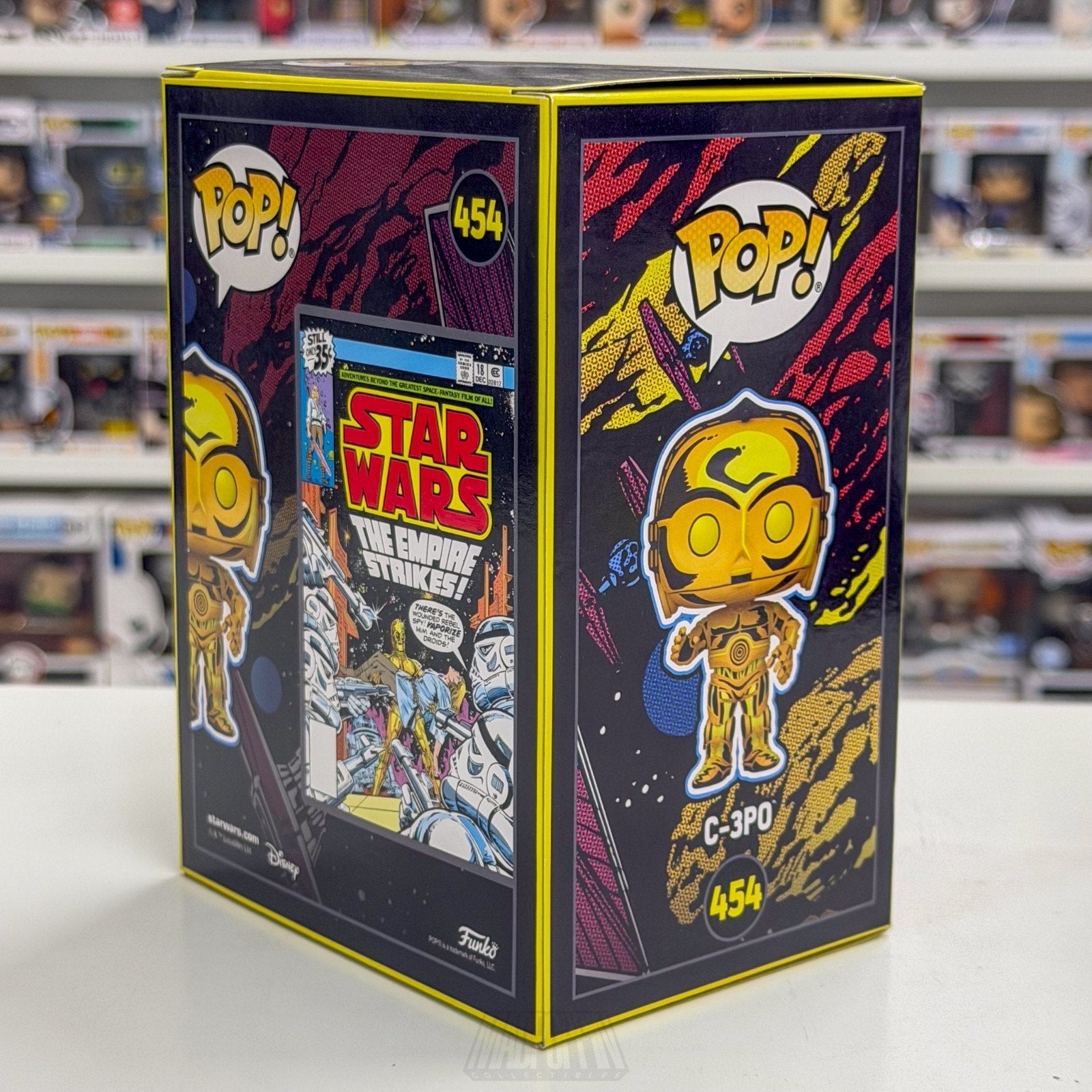Funko Pop Star Wars C-3PO Retro Target 454 Gold Protocol Droid Toy Vinyl Figure