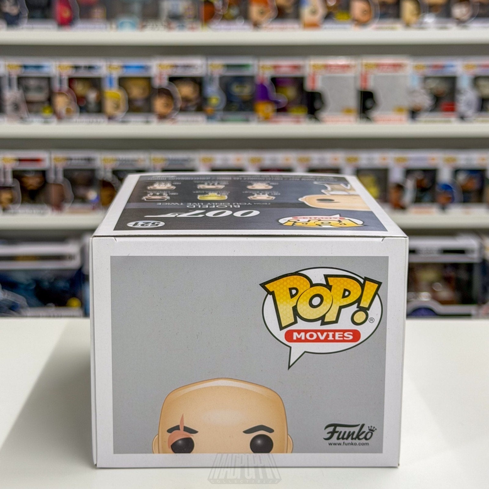 Funko Pop Movies 007 You Only Live Twice Blofeld w/Cat 521 Vaulted Vinyl Figure