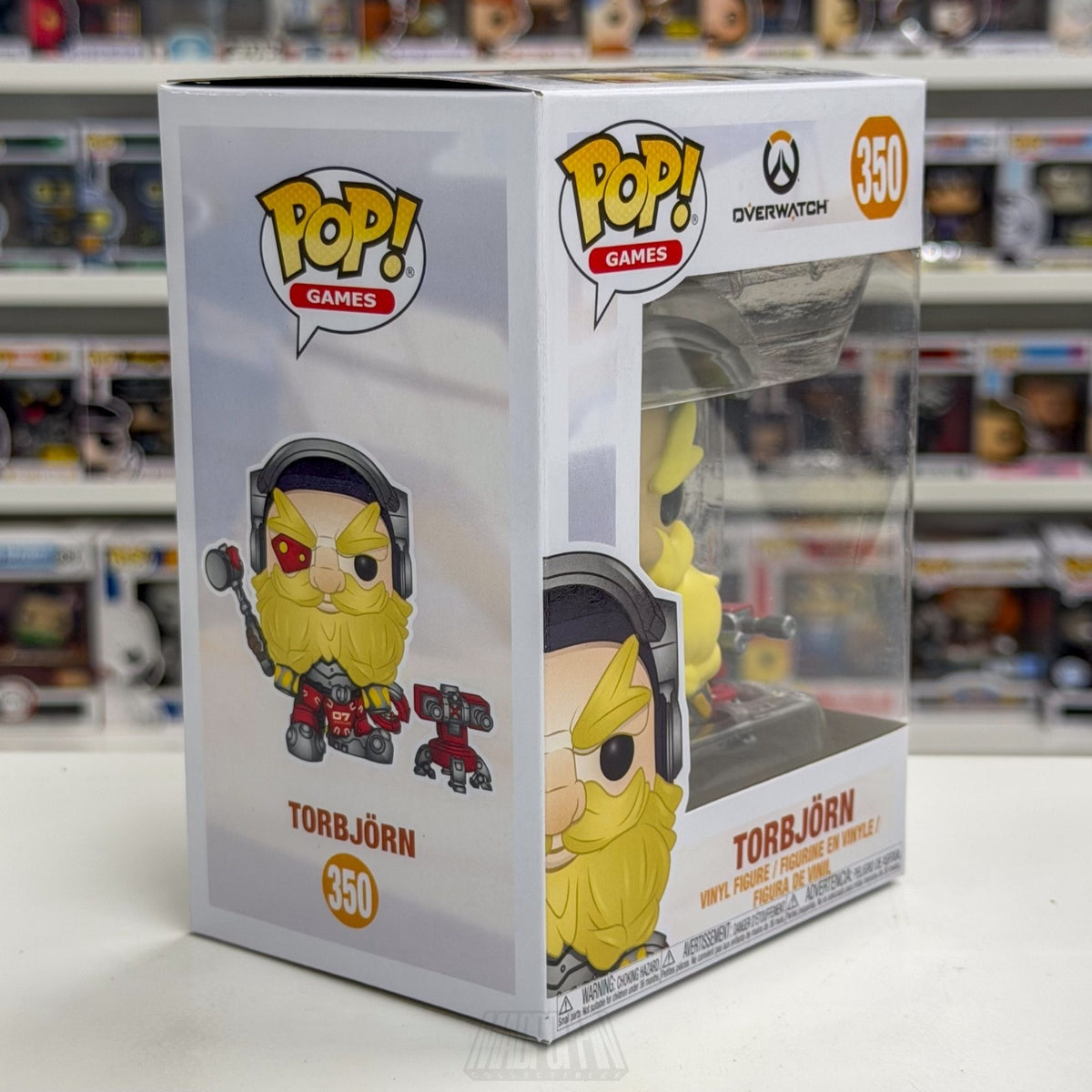 Funko Pop Video Games Overwatch Torbjorn 350 Blizzard Entertainment Vinyl Figure