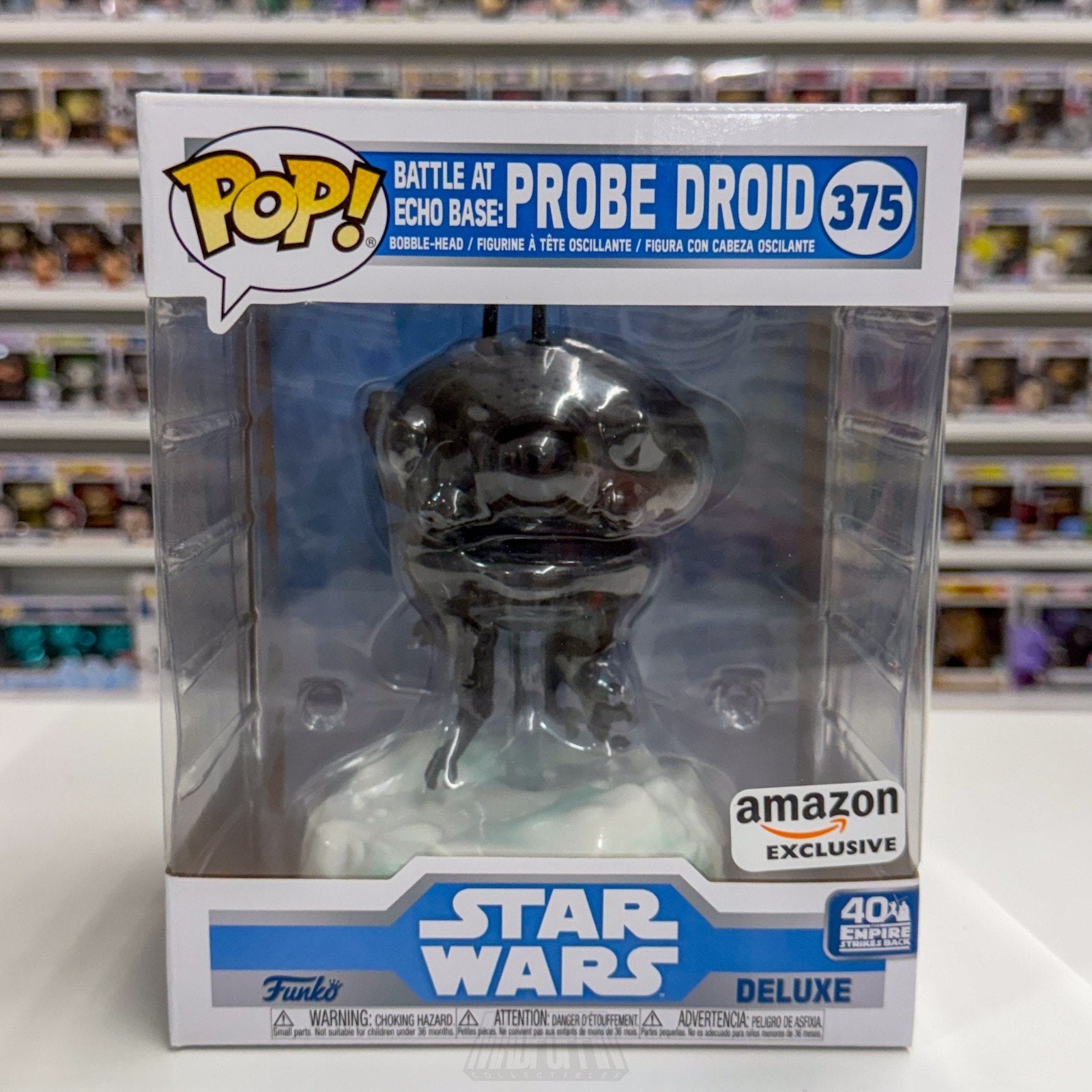 Funko Pop Star Wars Battle at Echo Base Probe Droid Amazon 375 Toy Vinyl Figure