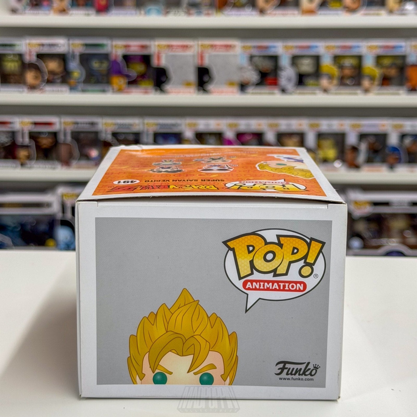 Funko Pop Anime Dragon Ball Z Super Saiyan Vegito AAA Exclusive 491 Vinyl Figure