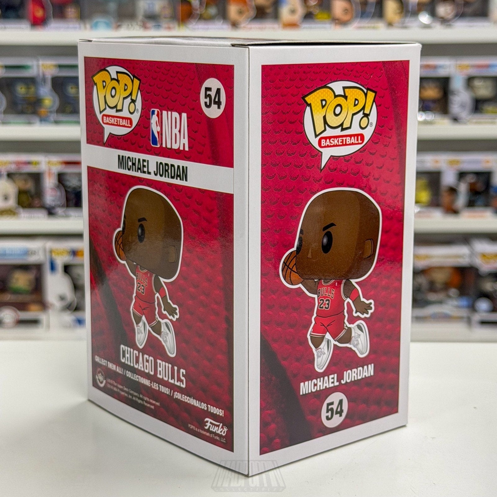 Funko Pop NBA Basketball Chicago Bulls Michael Jordan Slm Dunk 54 Vinyl Figure