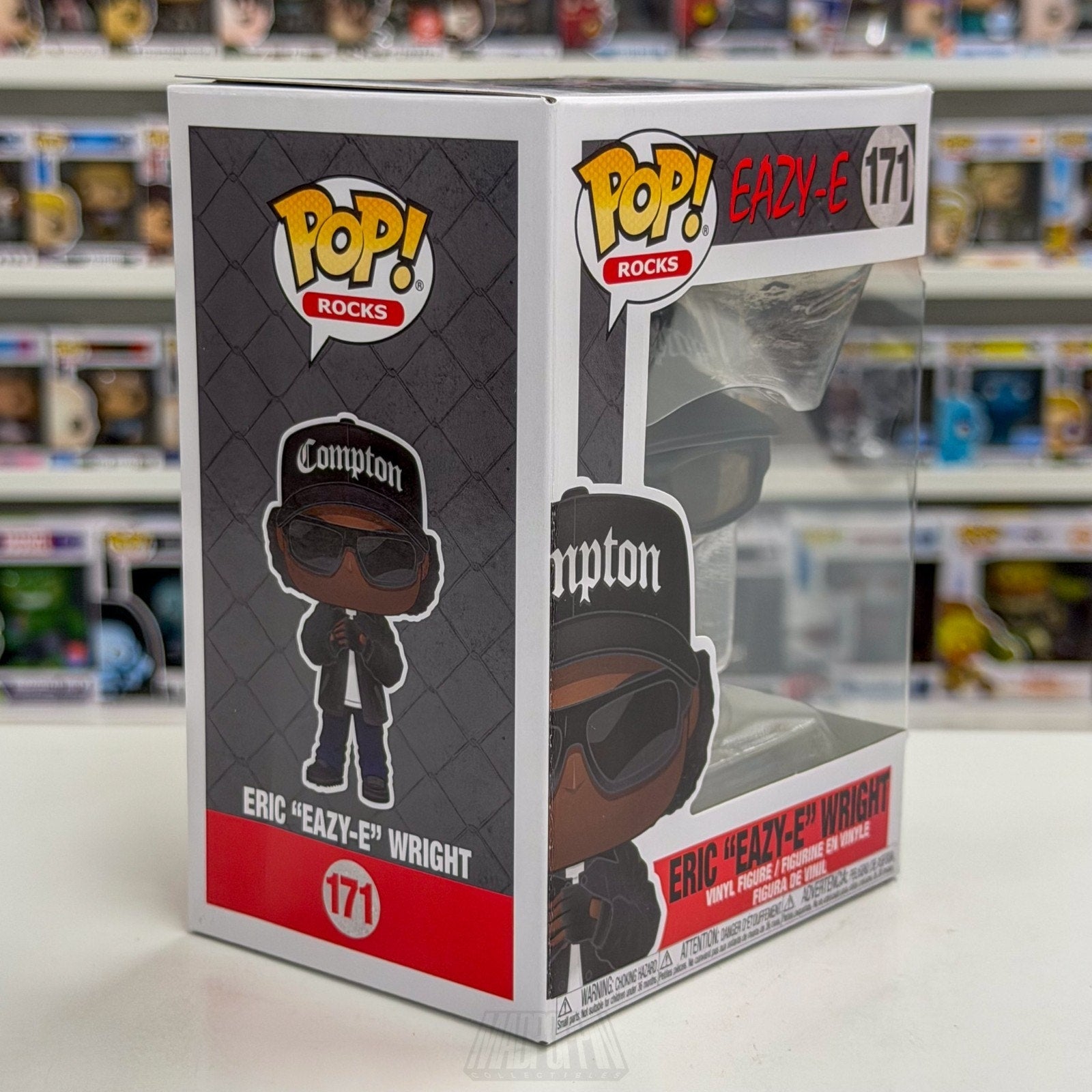 Funko Pop Rocks NWA Eric Eazy-E Wright 171 Gangsta Rap Hip Hop Toy Vinyl Figure