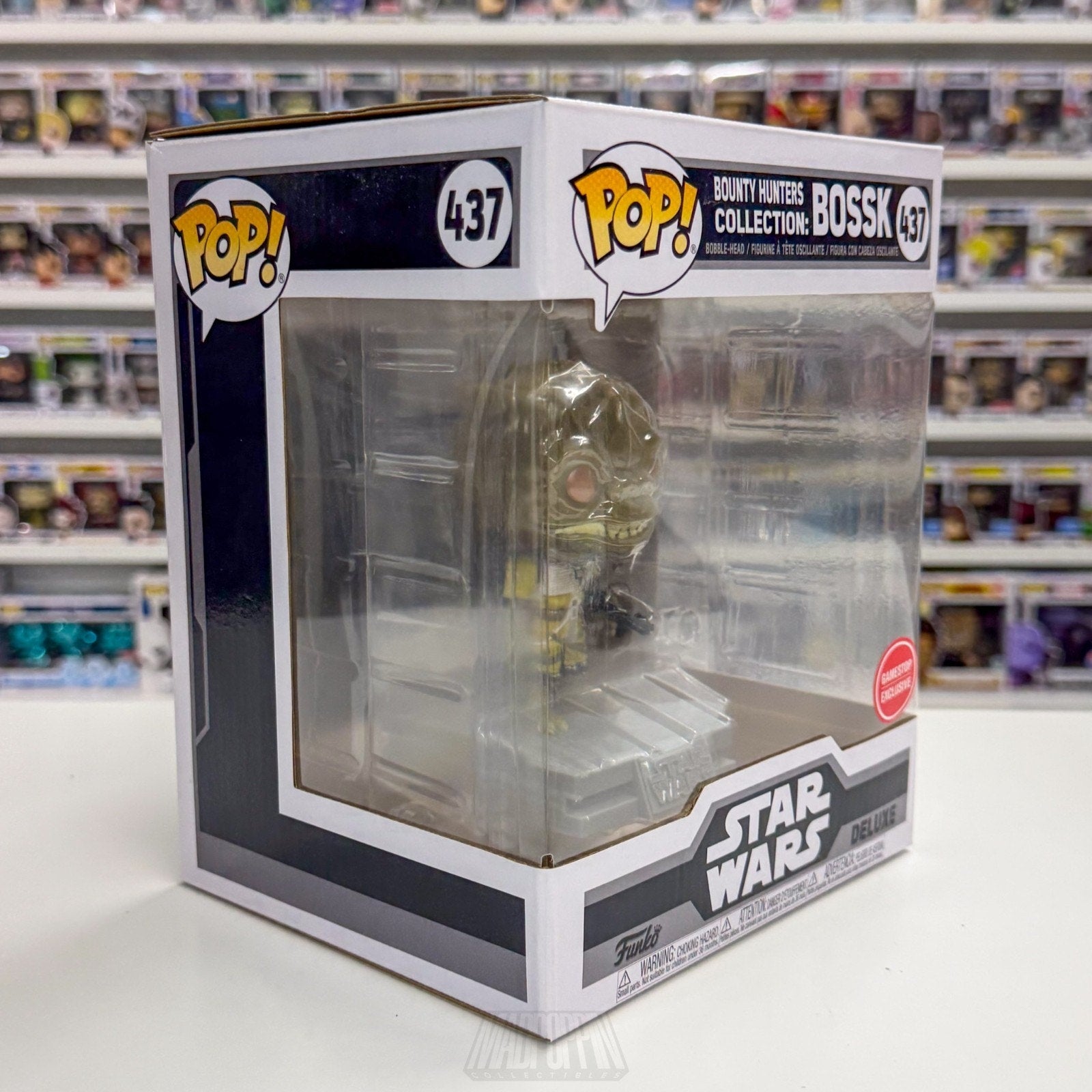 Funko Pop Star Wars Bounty Hunters Collection Bossk GameStop 437 Vinyl Figure