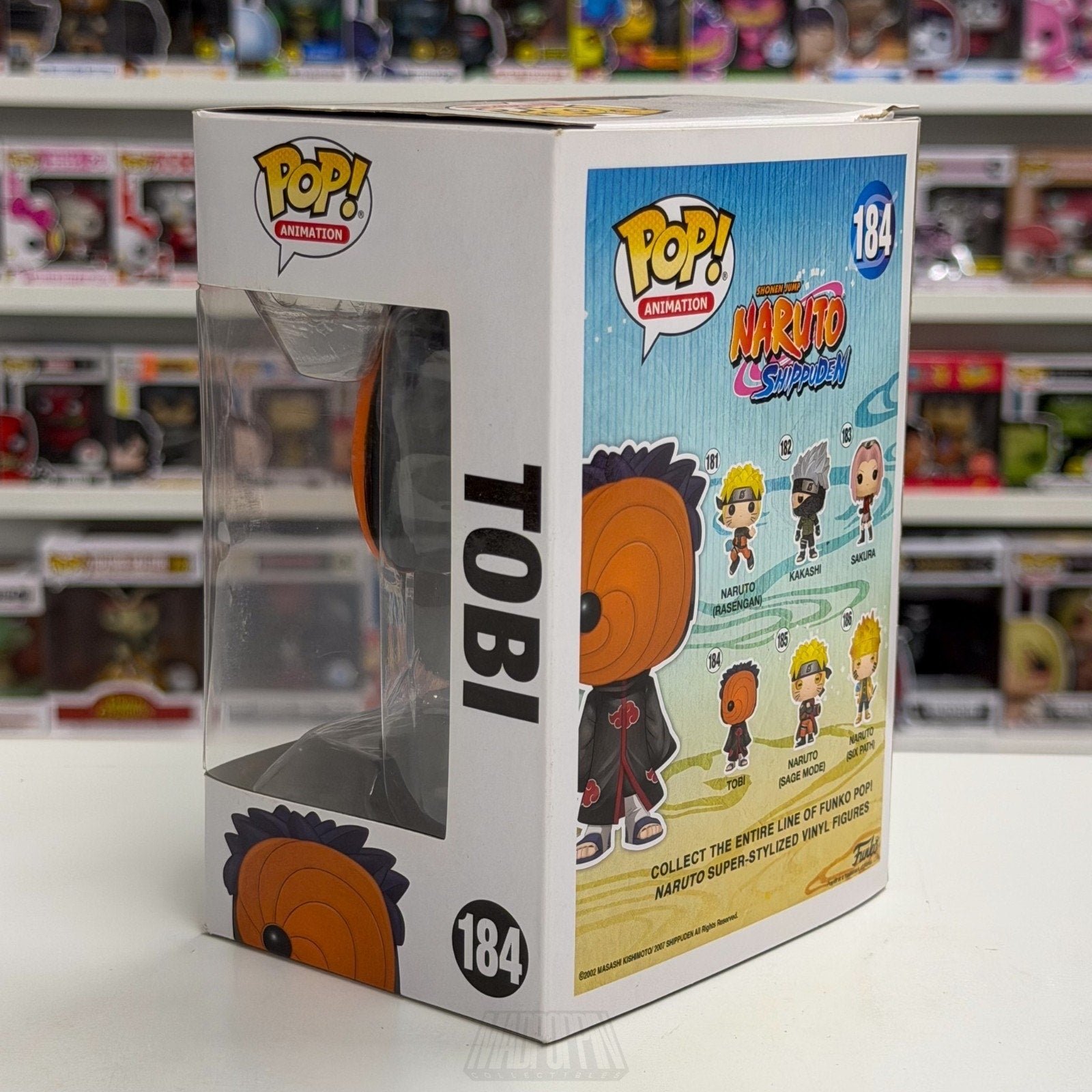 Funko Pop Anime Naruto Shippuden Tobi 184 Obito Uchiha Manga Toy Vinyl Figure