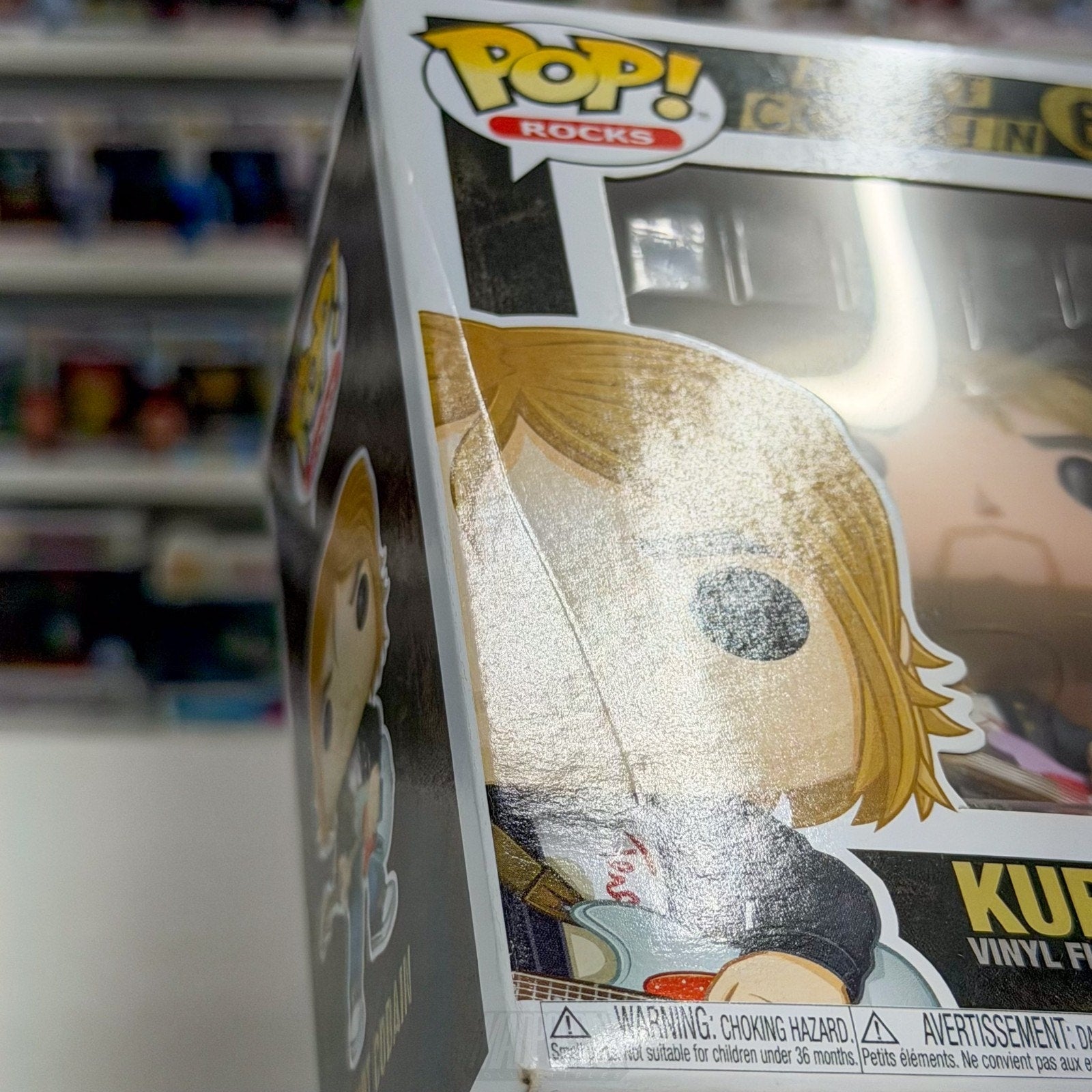 Funko Pop Rocks Nirvana Kurt Cobain Black Sweater Hot Topic 66 Music Toy Figure
