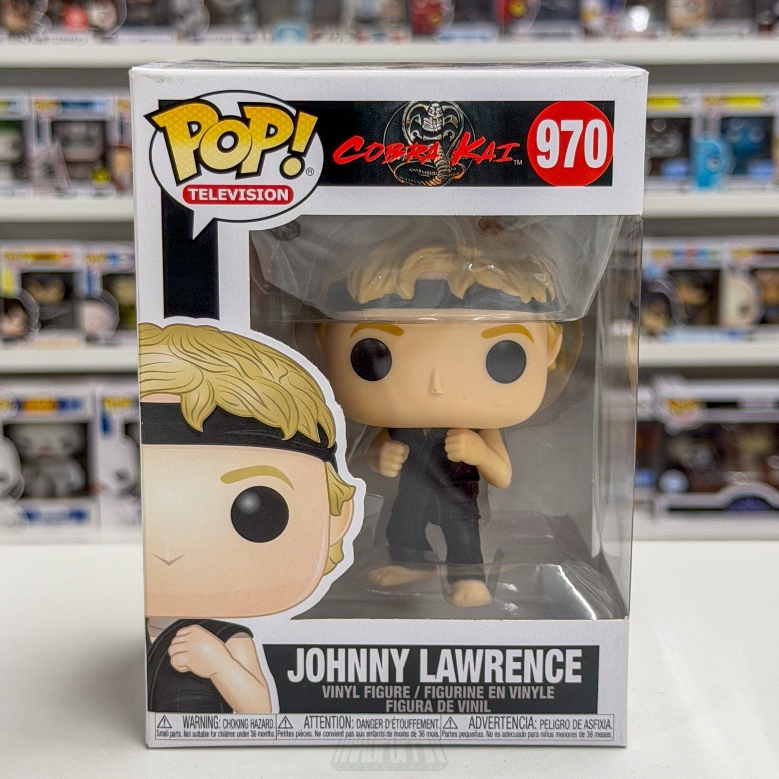 Funko Pop TV Cobra Kai Johnny Lawrence 970 Karate Kid Martial Arts Vinyl Figure
