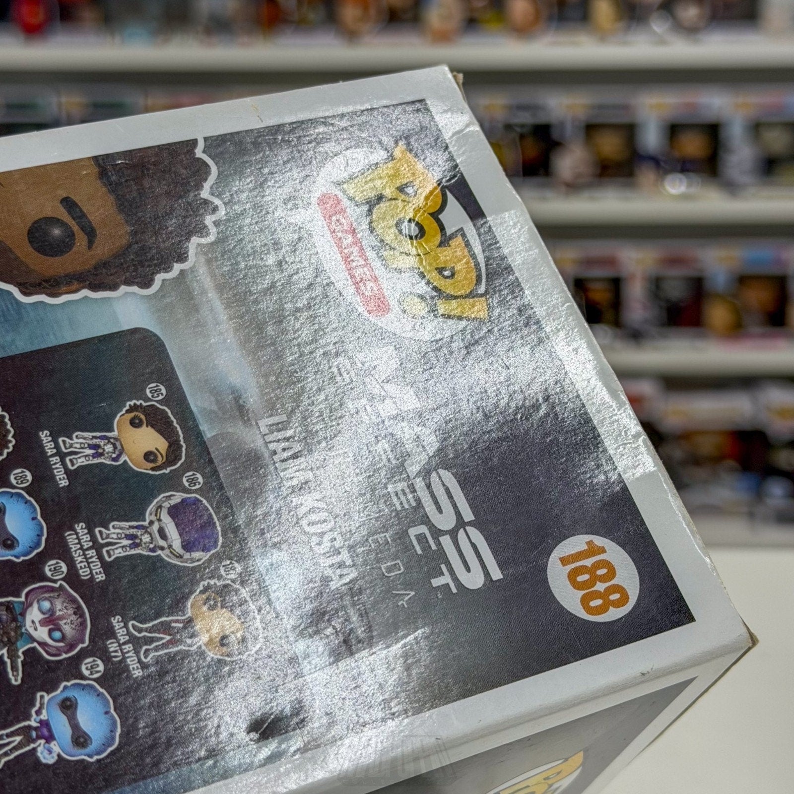Funko Pop Video Games Mass Effect Andromeda Liam Kosta 188 Sci-Fi Vinyl Figure