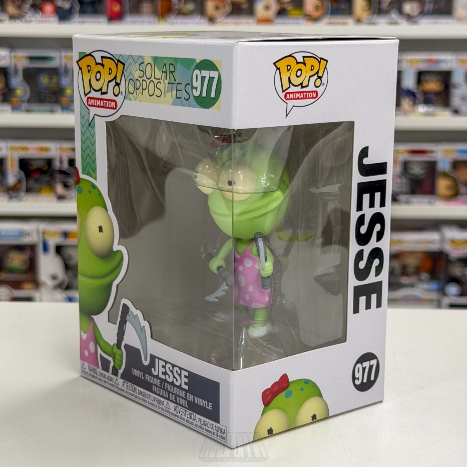 Funko Pop Animation Solar Opposites Jesse 977 TV Show Alien Family Vinyl Figure