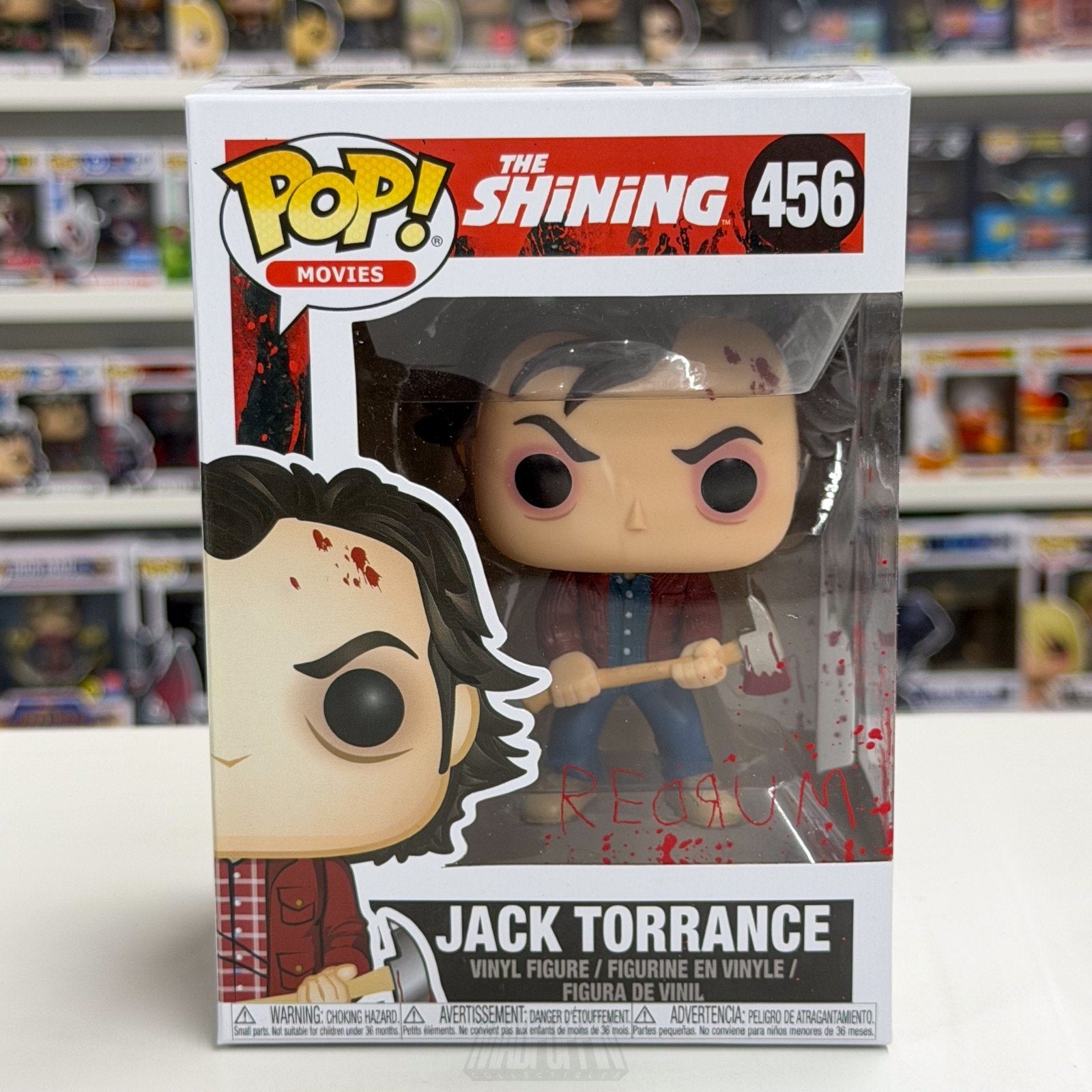 Funko Pop Movies The Shining Jack Torrance w/Axe 456 Horror Kubrick Vinyl Figure