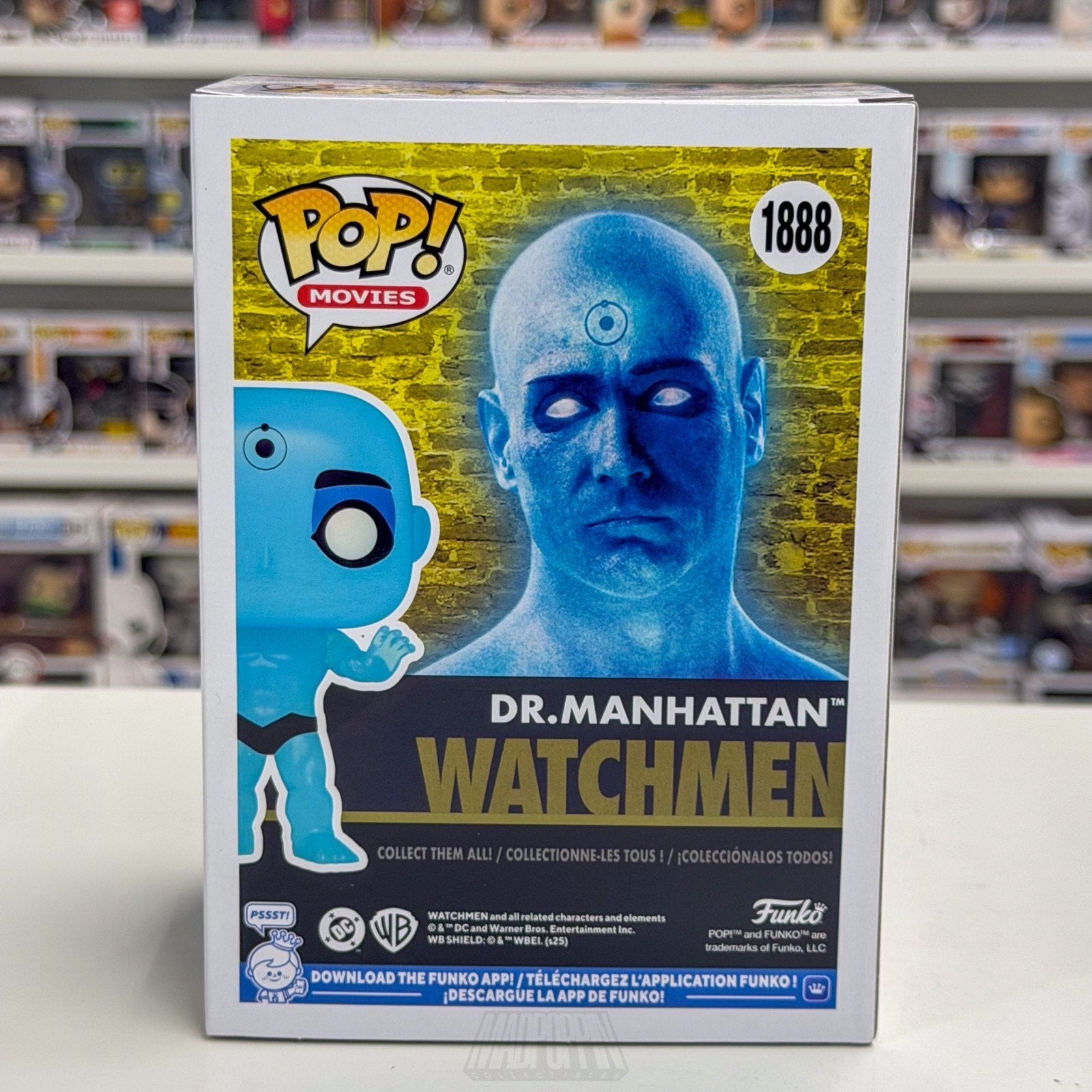 Funko Pop DC Comics Movies Watchmen Dr. Manhattan Exclusive 1888 Vinyl Figure