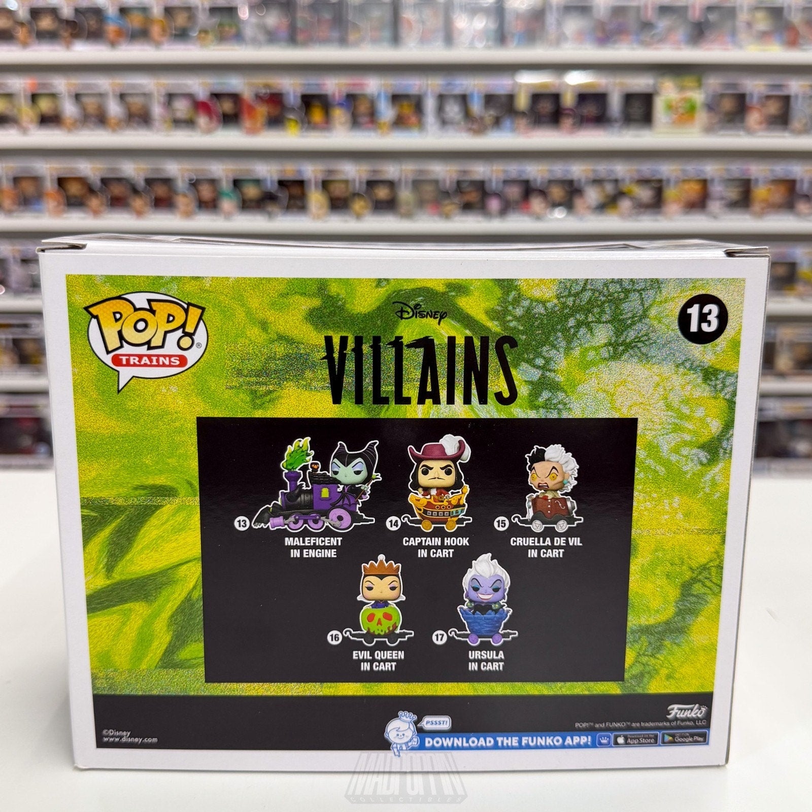 Funko Pop Trains Disney Villains Maleficent in Engine 13 Sleeping Beauty Figure
