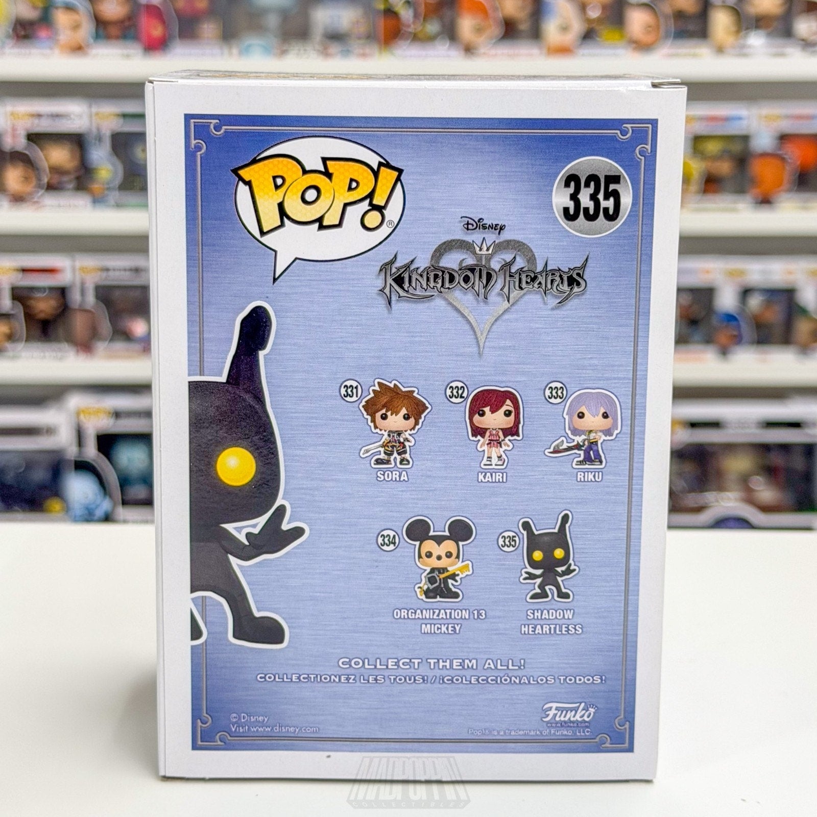 Funko Pop Disney Video Games Kingdom Hearts Shadow Heartless 335 Vinyl Figure