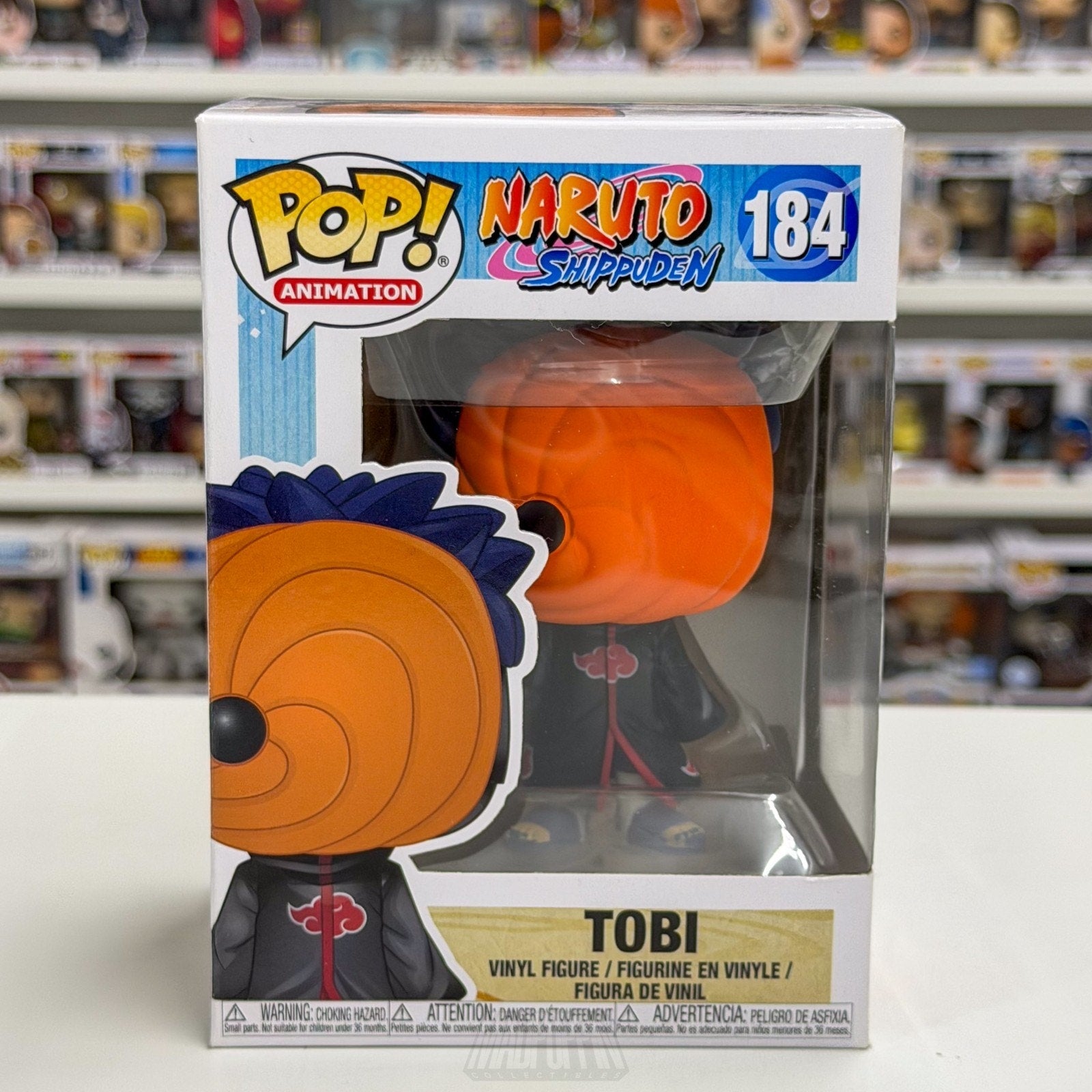 Funko Pop Anime Naruto Tobi Obito Uchiha 184 Japanese Manga Toy Vinyl Figure