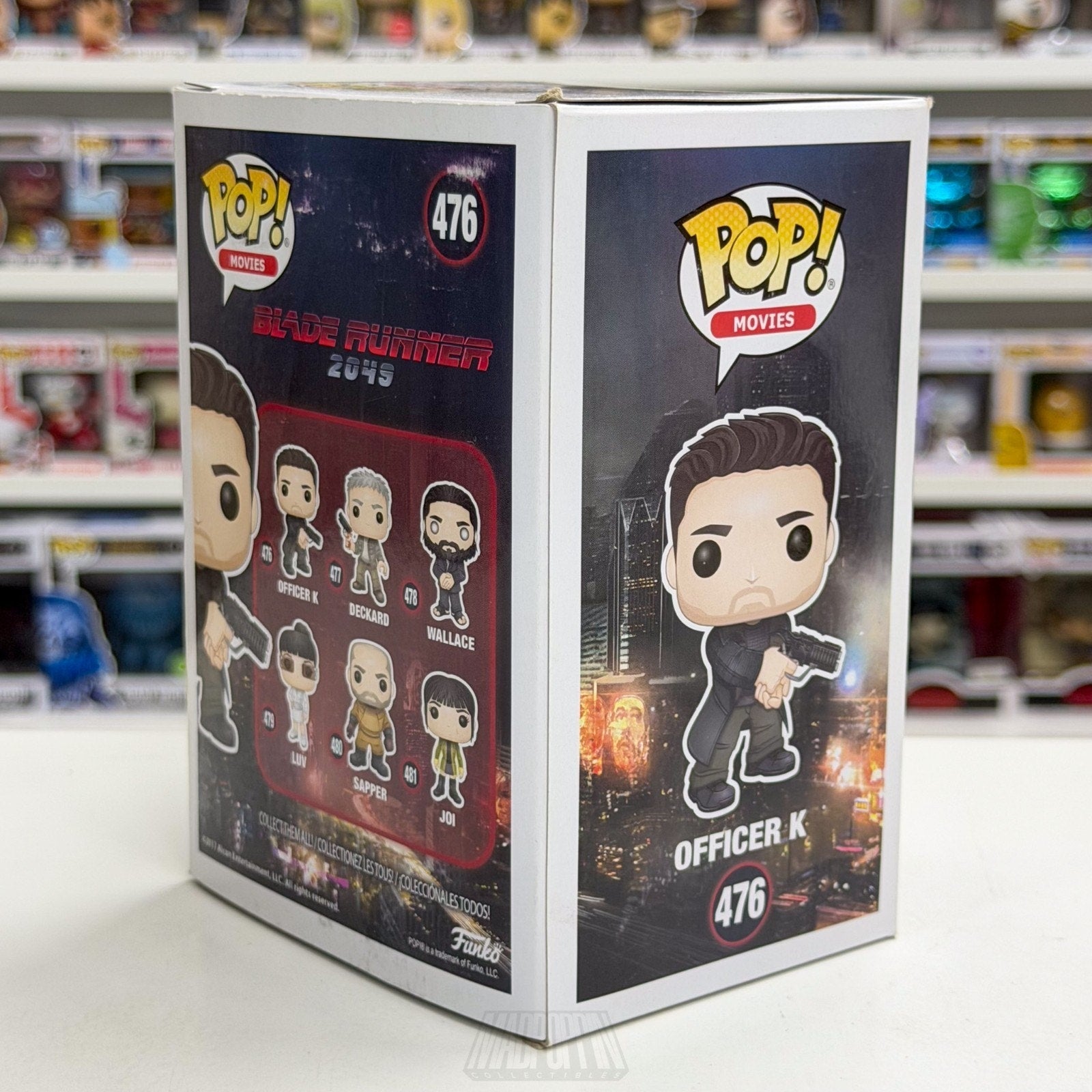 Funko Pop Movies Blade Runner 2049 Officer K 476 Sequel Sci-Fi Toy Vinyl Figure