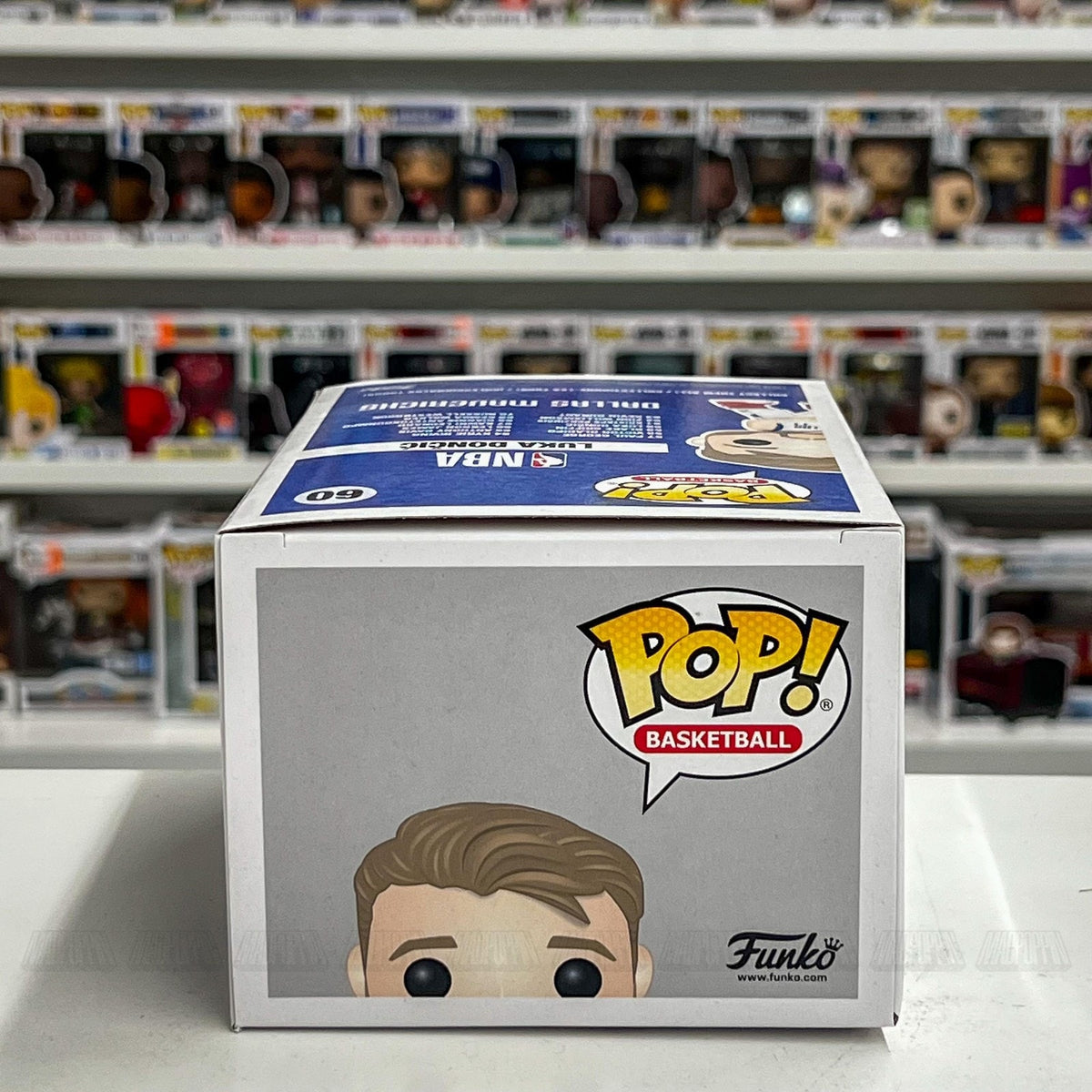 Funko Pop NBA Basketball Dallas Mavericks Luka Doncic White Jersey 60 Toy Figure