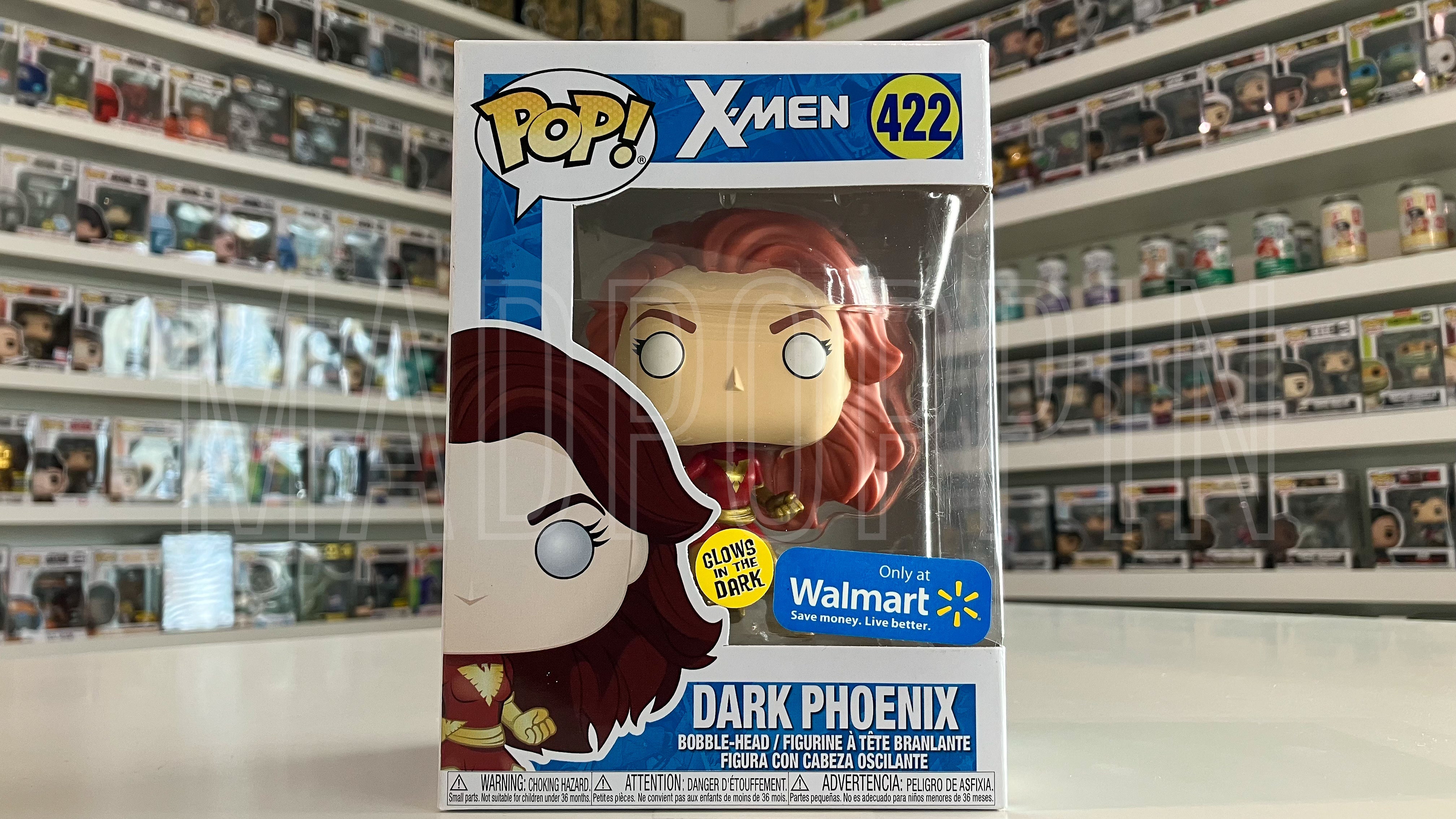 Funko Pop Marvel X-Men Dark Phoenix Action Pose Glow Walmart Exclusive #422
