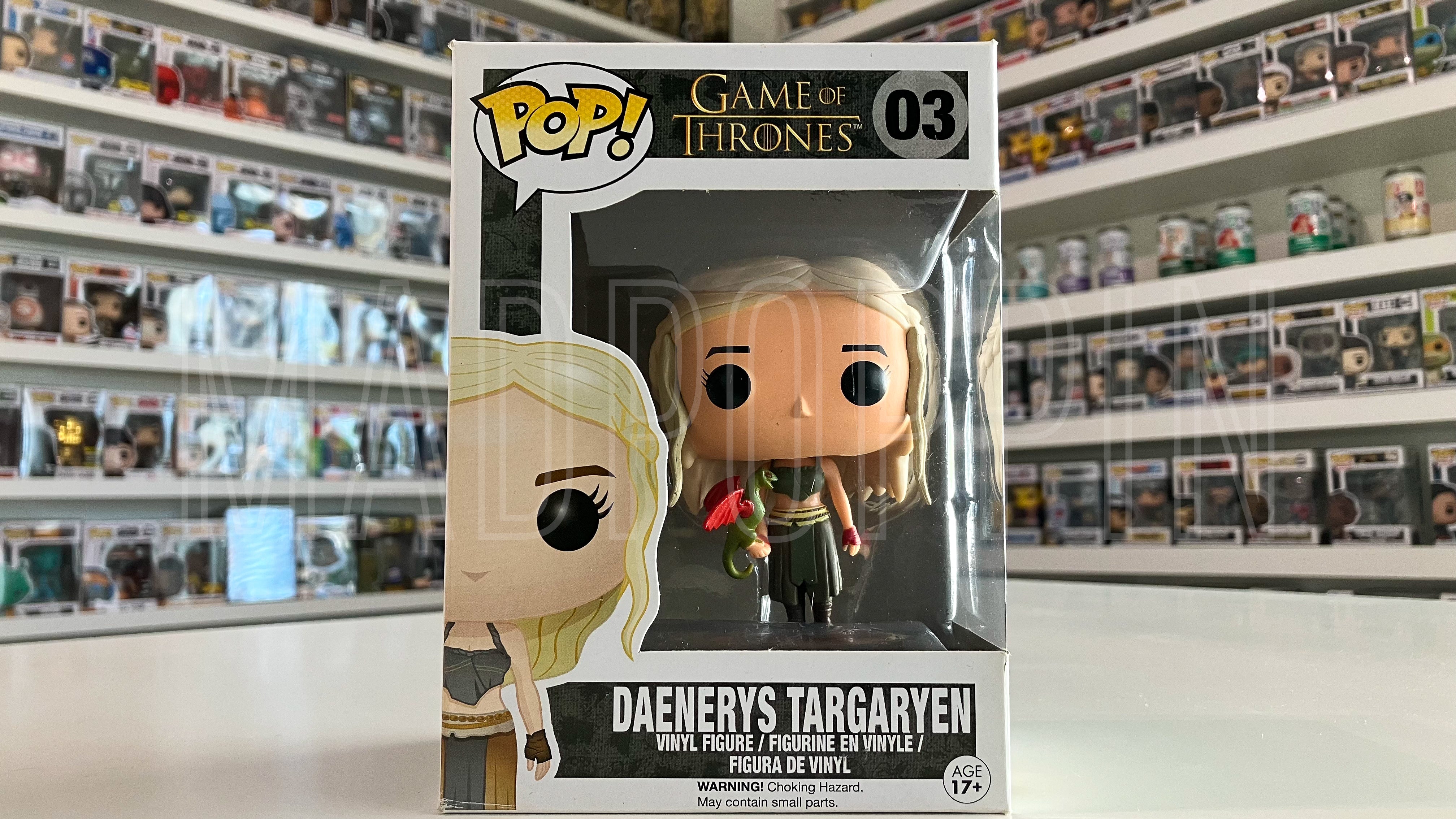 Funko POP! TV HBO Game of Thrones Daenerys Targaryen w/ Rhaegal Vaulted #03