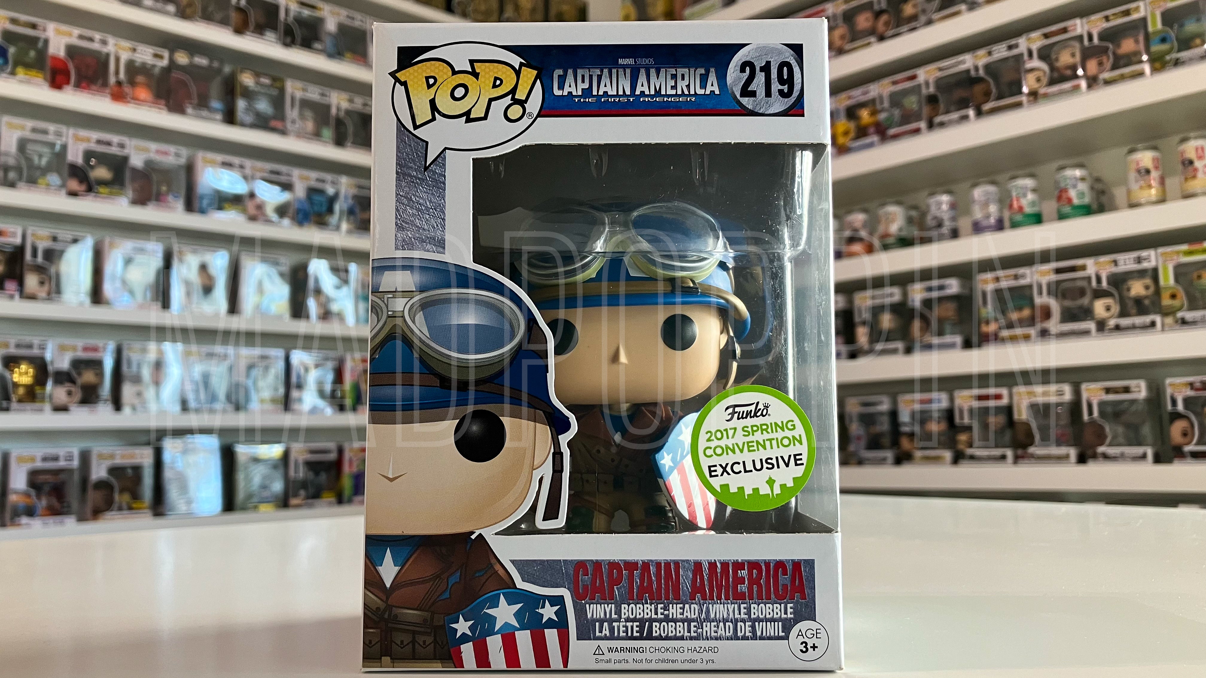 Funko POP! Captain America The First Avenger WWII Spring Convention ECCC #219