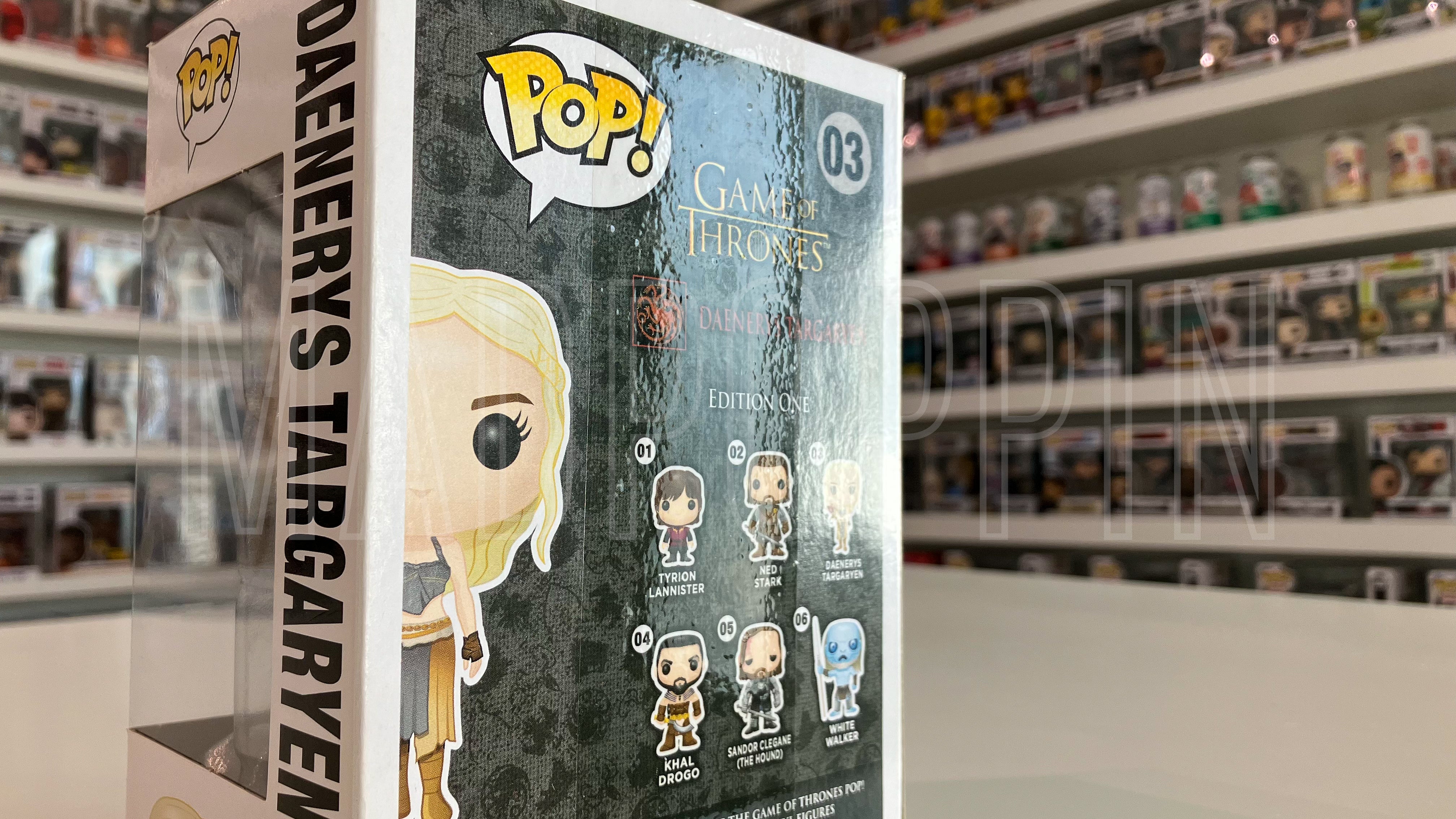 Funko POP! TV HBO Game of Thrones Daenerys Targaryen w/ Rhaegal Vaulted #03