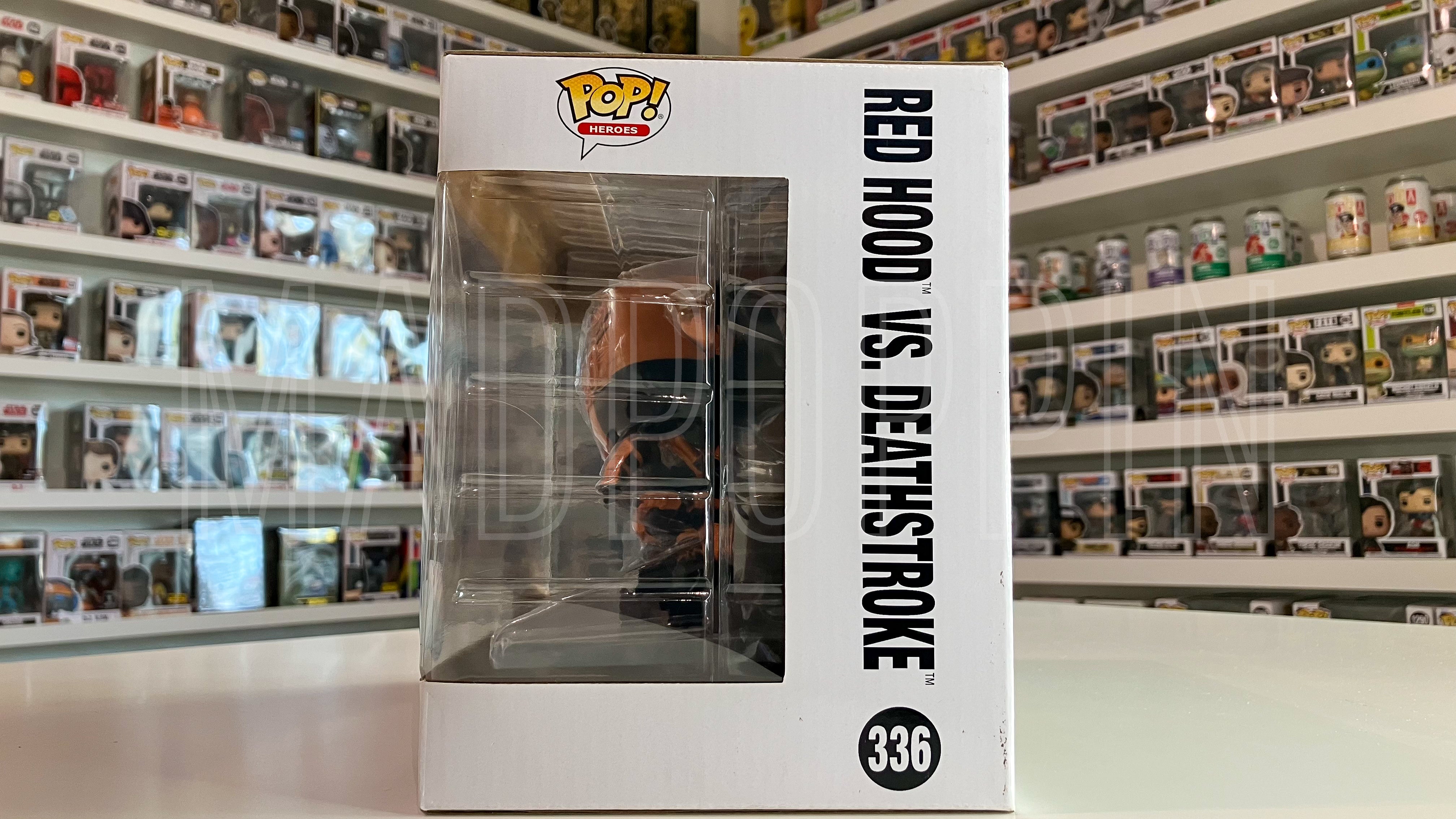 Funko POP! Comic Moments DC Red Hood vs Deathstroke PX Previews 2020 SDCC #336