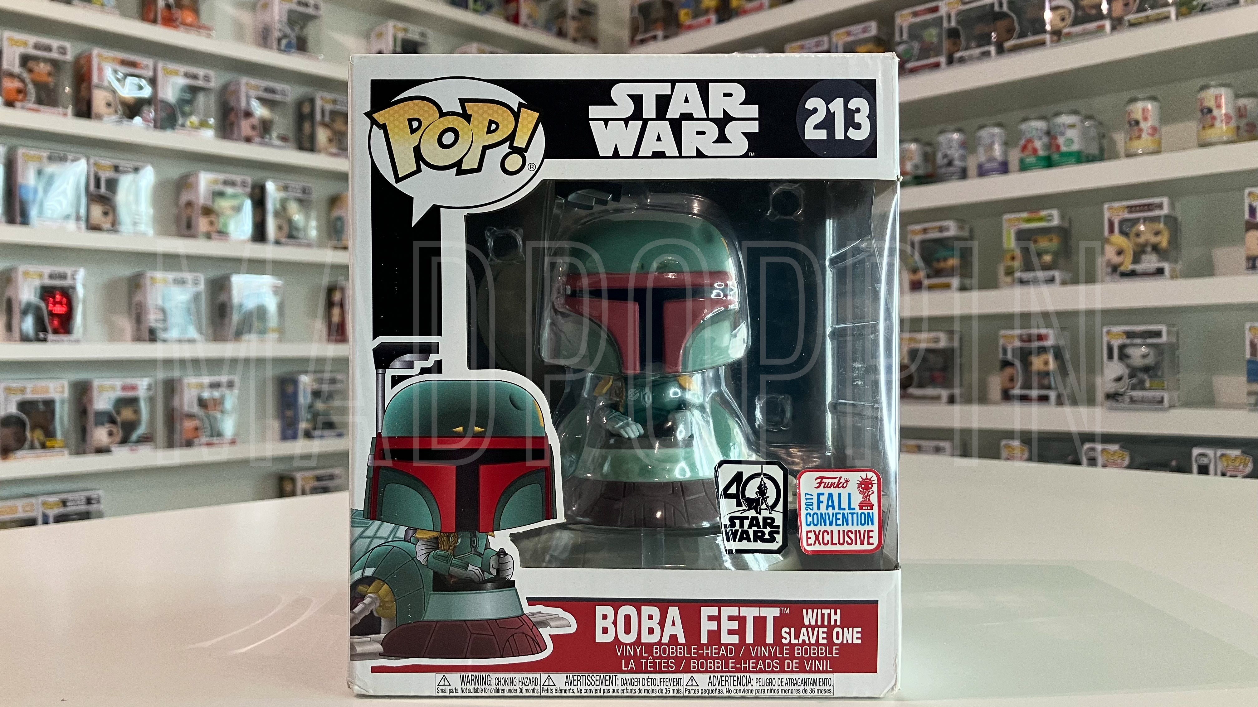 Funko POP! Star Wars Boba Fett w/ Slave One Fall Convention NYCC #213