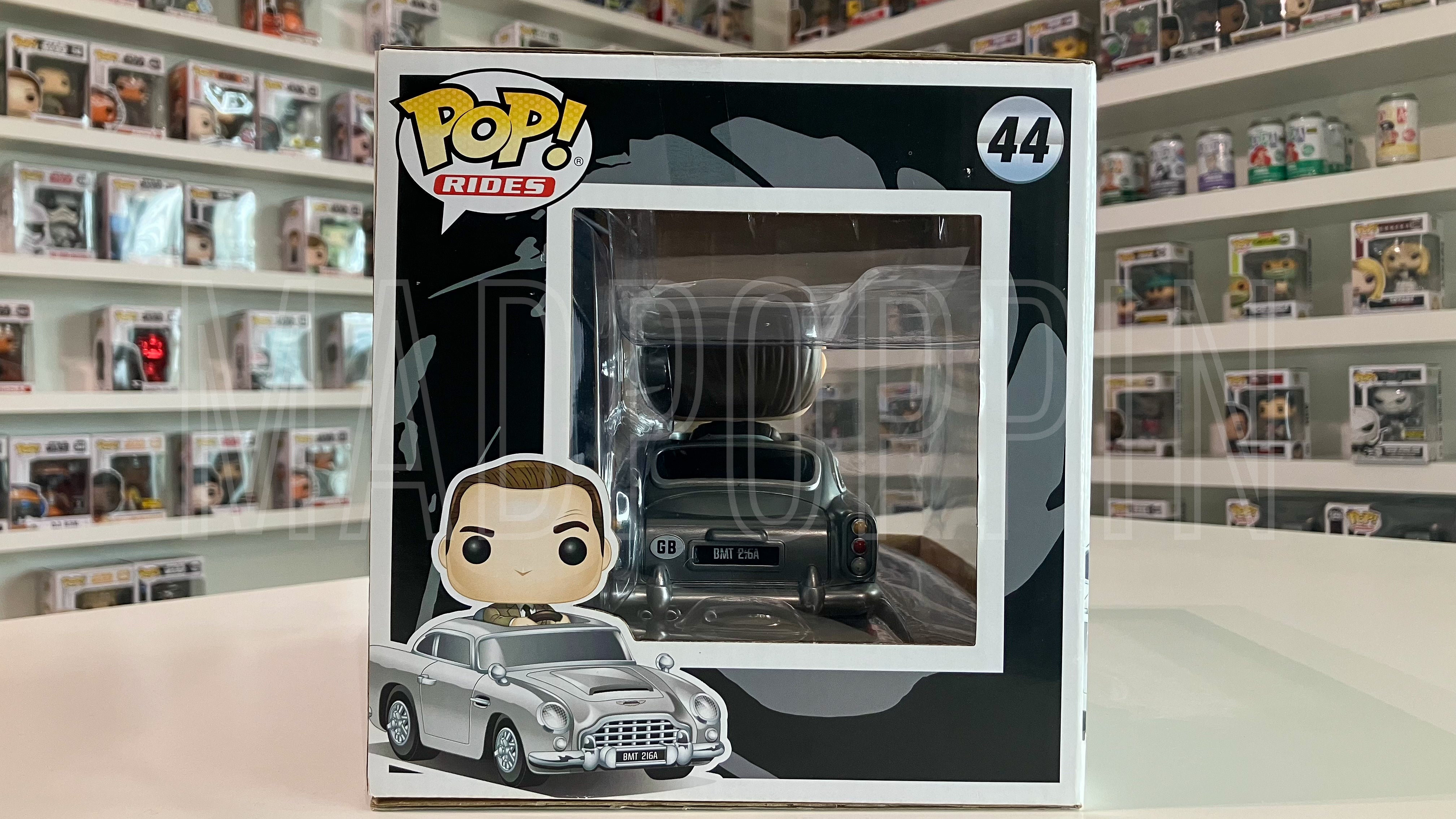 Funko POP! Rides Movie 007 James Bond w/ Aston Martin DB5 Vaulted #44