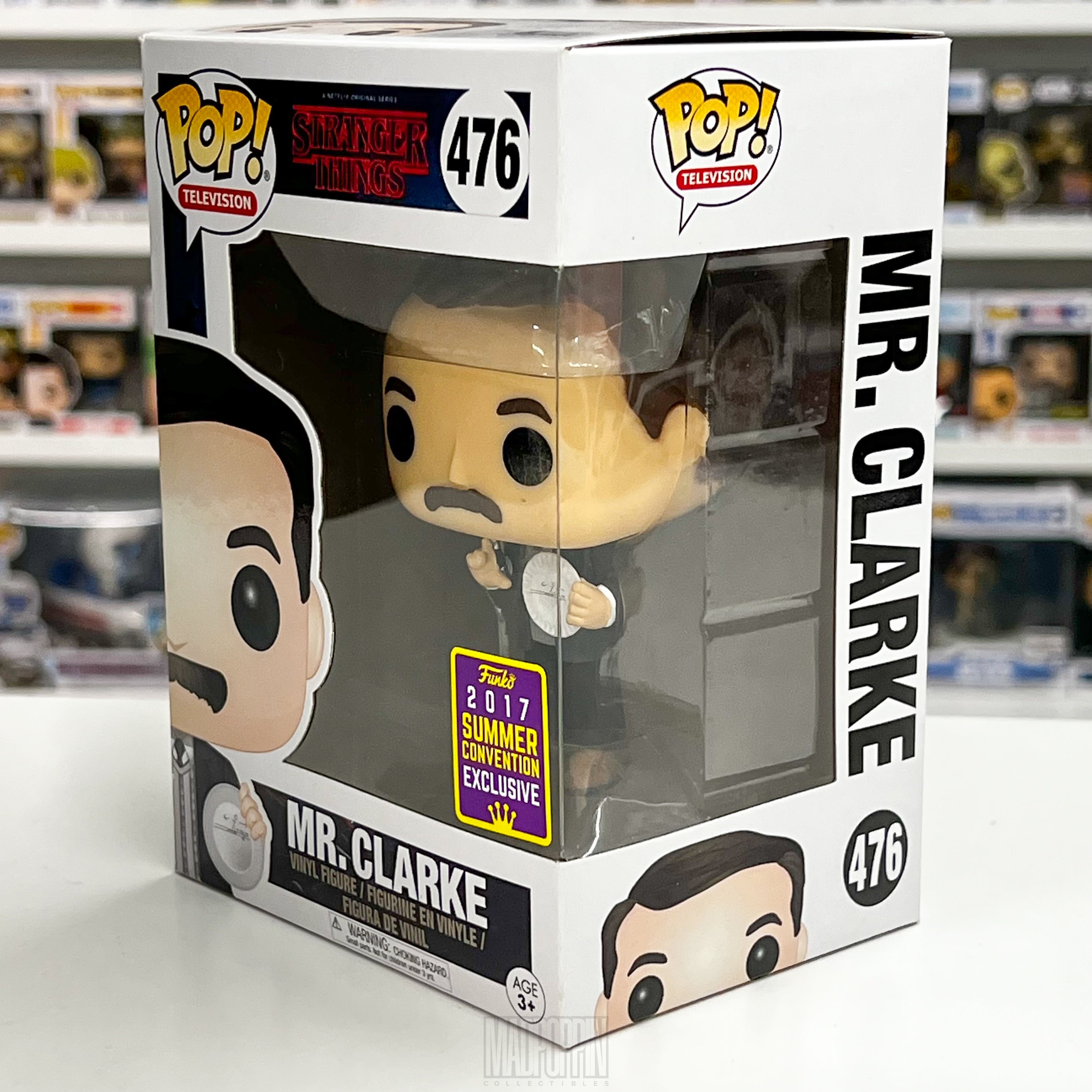 Funko Pop Television Stranger Things Mr Scott Clarke 476