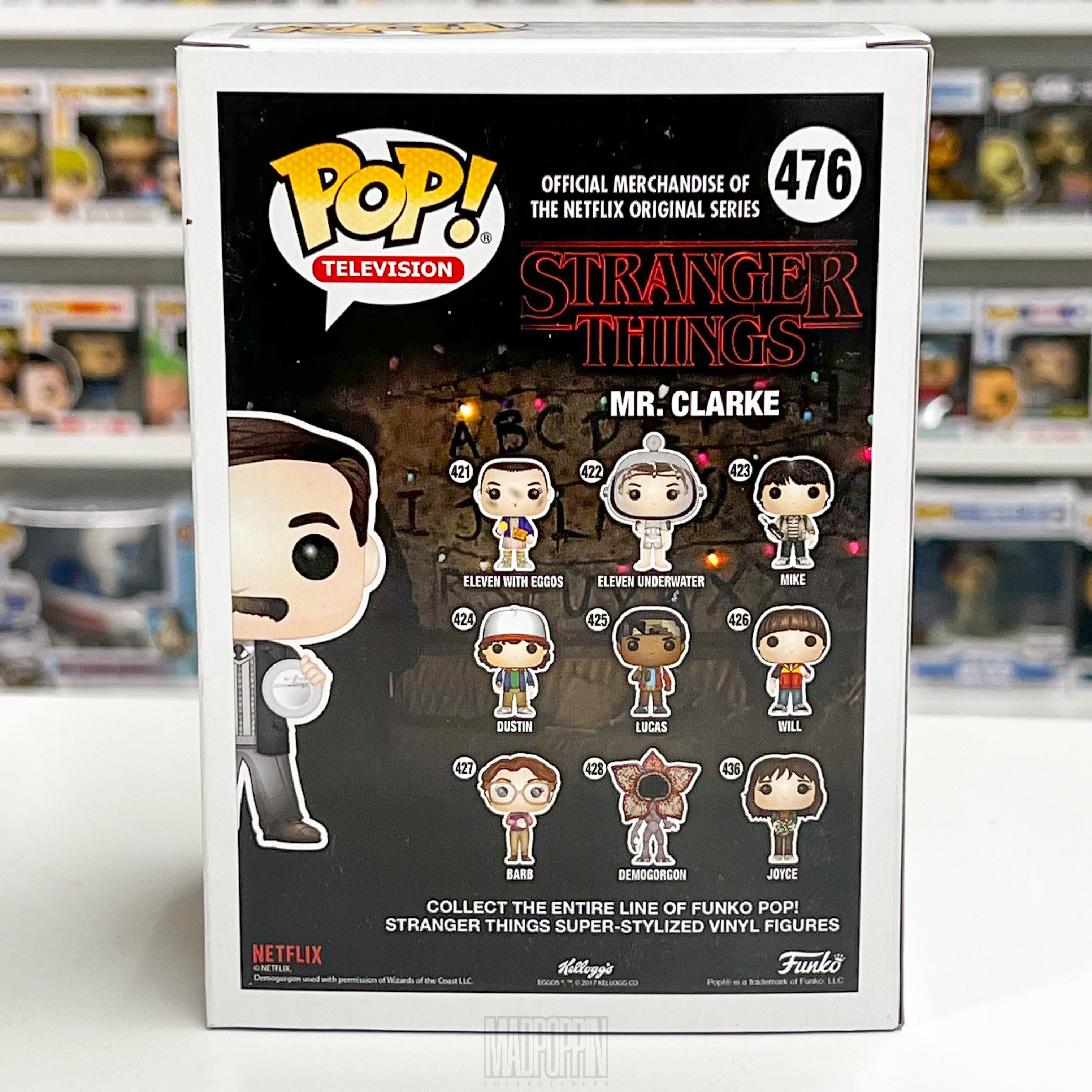 Funko Pop Television Stranger Things Mr Scott Clarke 476