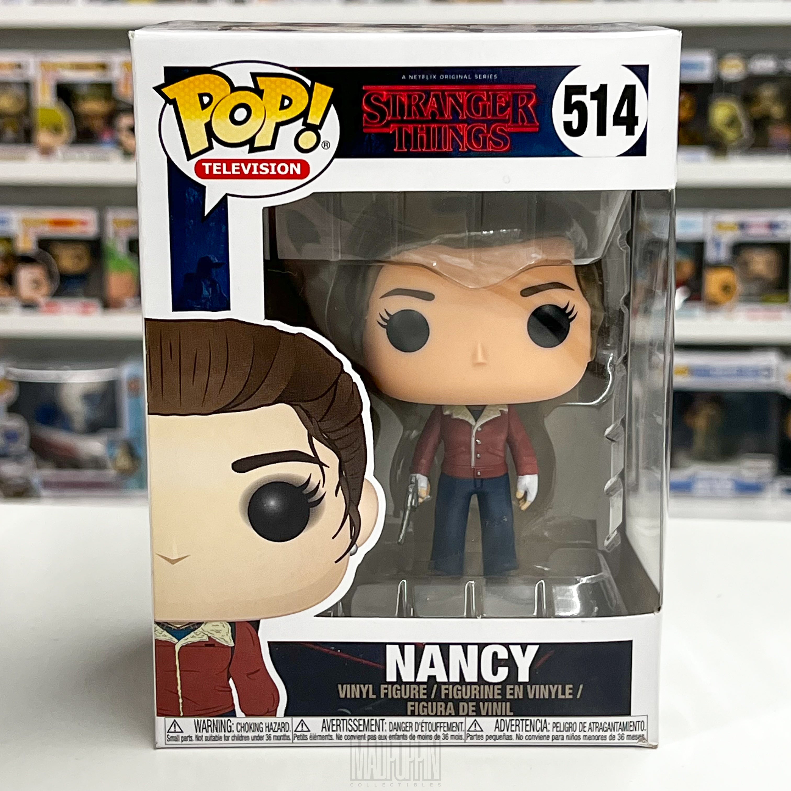 Funko Pop Television Stranger Things Nancy Wheeler (w/Colt Python) 514