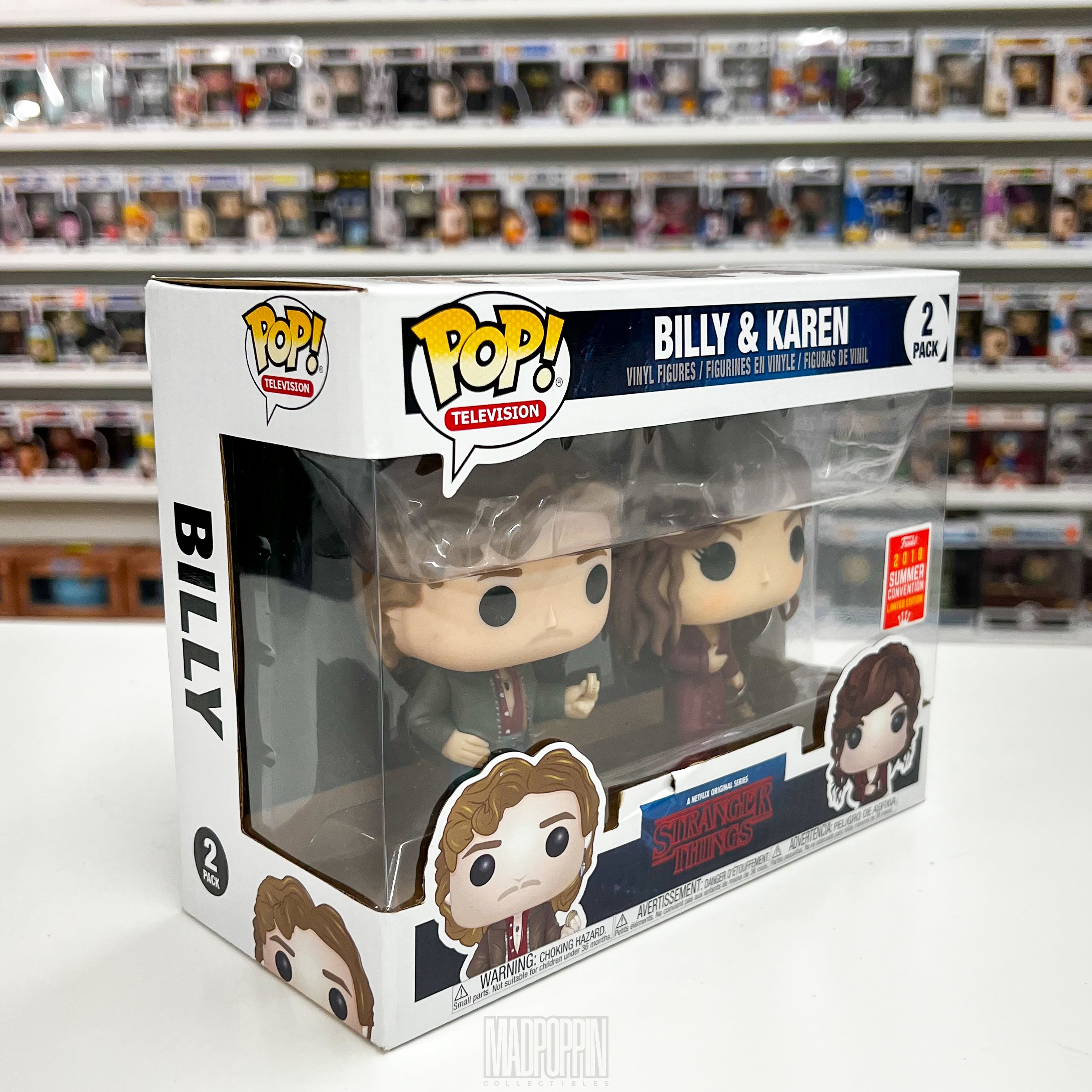 Funko Pop Television Stranger Things Billy Hargrove & Karen Wheeler 2 Pack