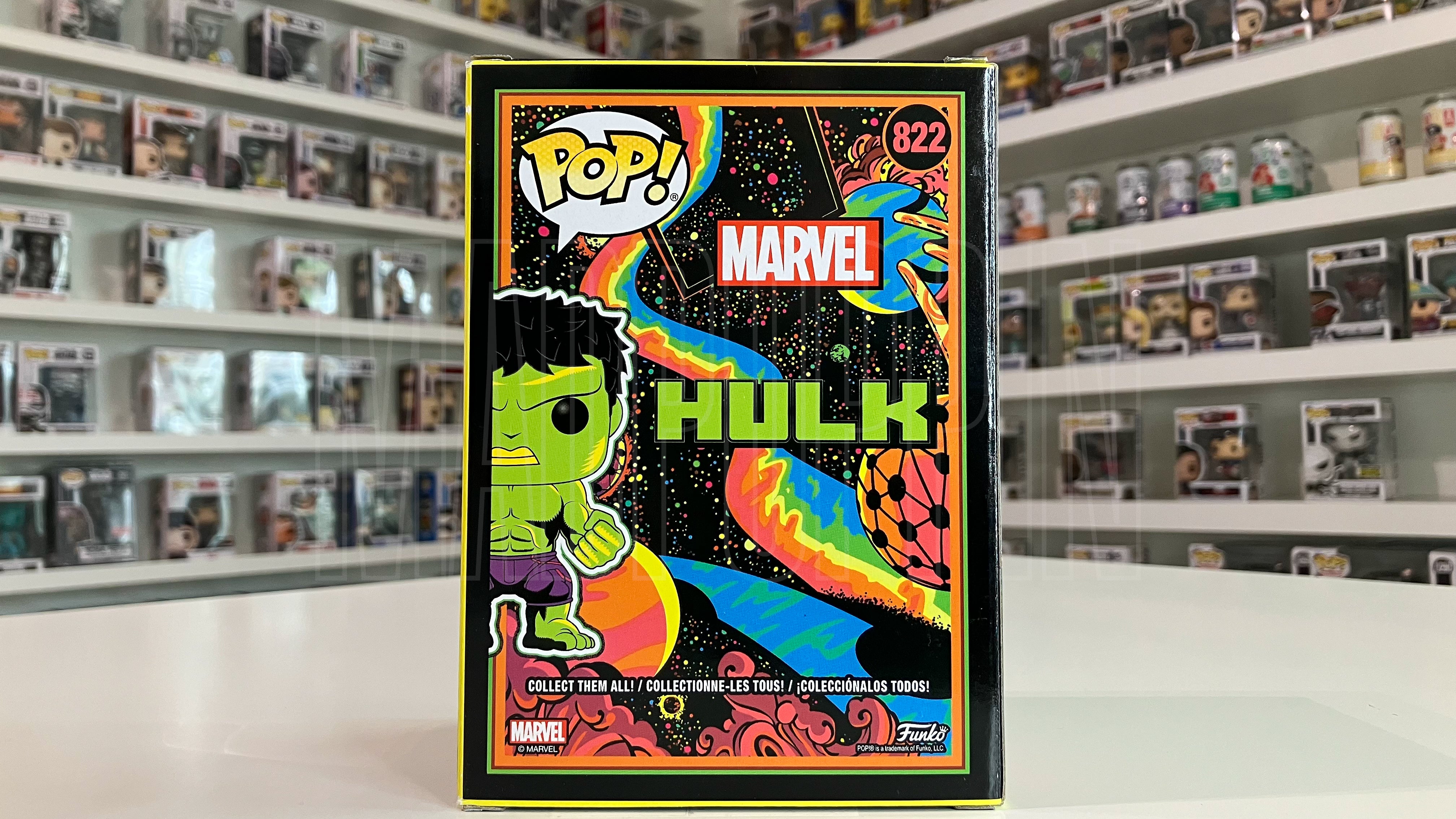 Funko Pop! Marvel Hulk Blacklight Funko-Shop.com Exclusive #822