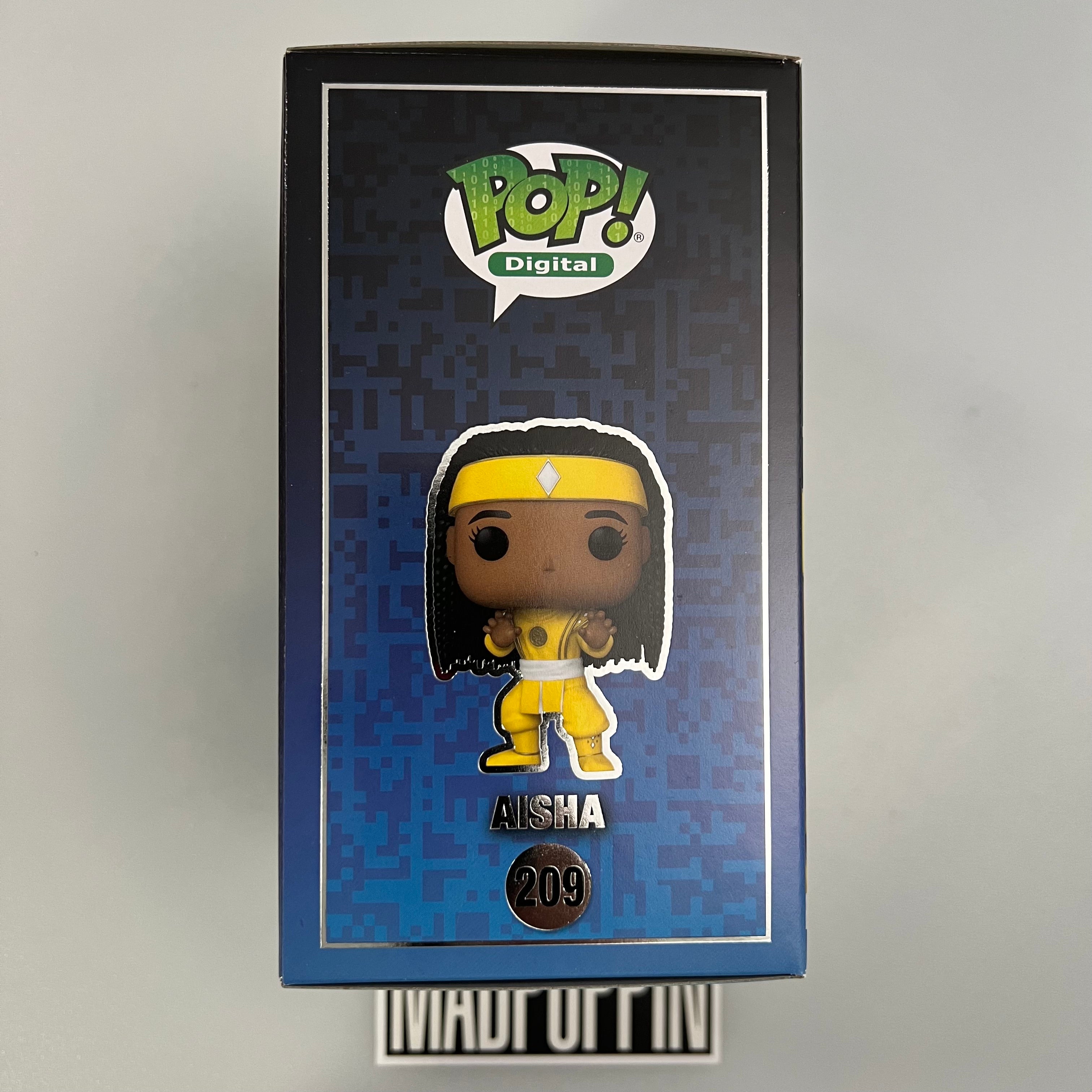 Funko Pop Digital Mighty Morphin Power Rangers The Movie Aisha (Ninjetti | NFT Legendary) 209