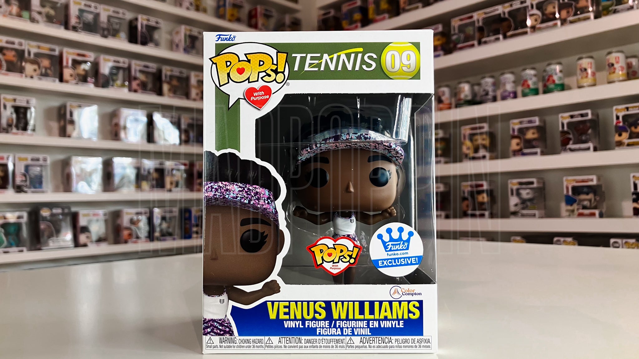 Funko Pops w/Purpose Tennis Color Compton Venus Williams Funko.com Exclusive 09