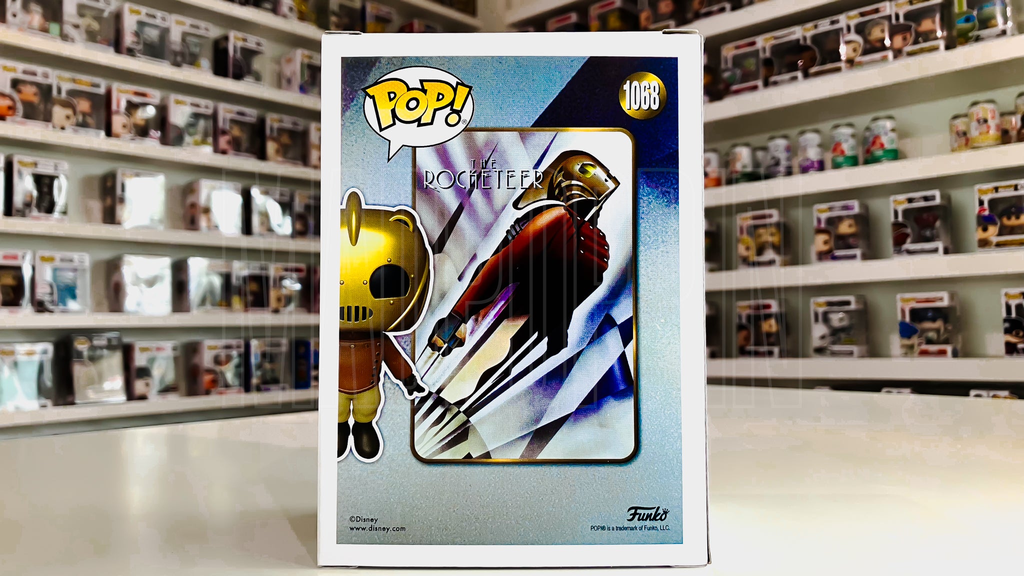 Funko Pop The Rocketeer Flying Summer Convention Limited Edition 1068