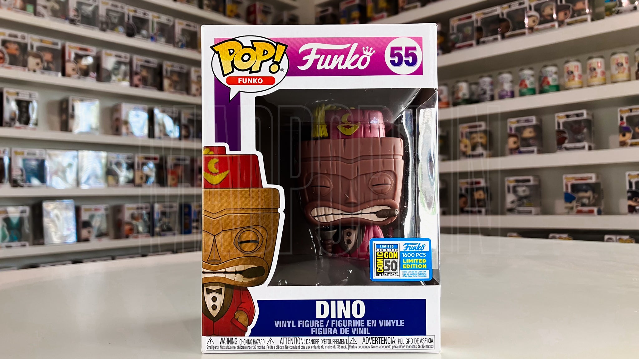 Funko Pop Spastik Plastik Fundays 2019 Dino San Diego Comic Con 1600 pcs #55