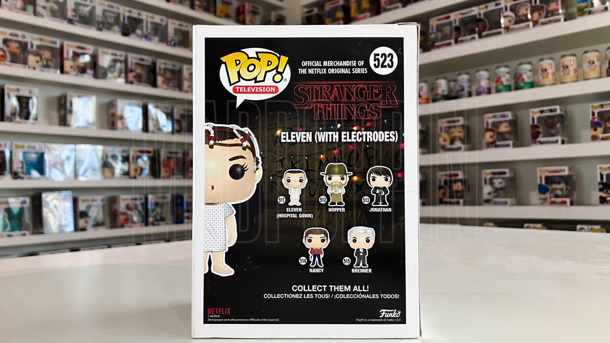 Funko Pop TV Stranger Things Eleven w/ Electrodes Fall Convention NYCC 523