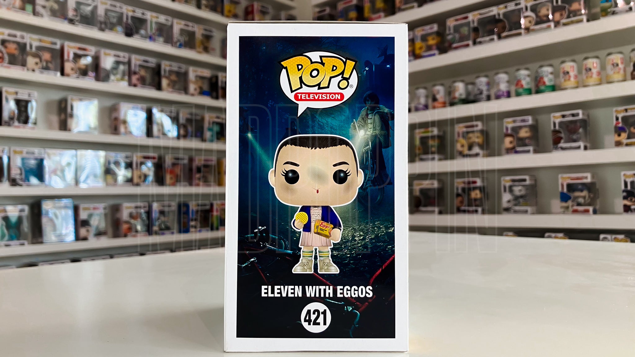 Funko Pop TV Netflix Original Series Stranger Things Eleven w/ Eggos Vaulted 421